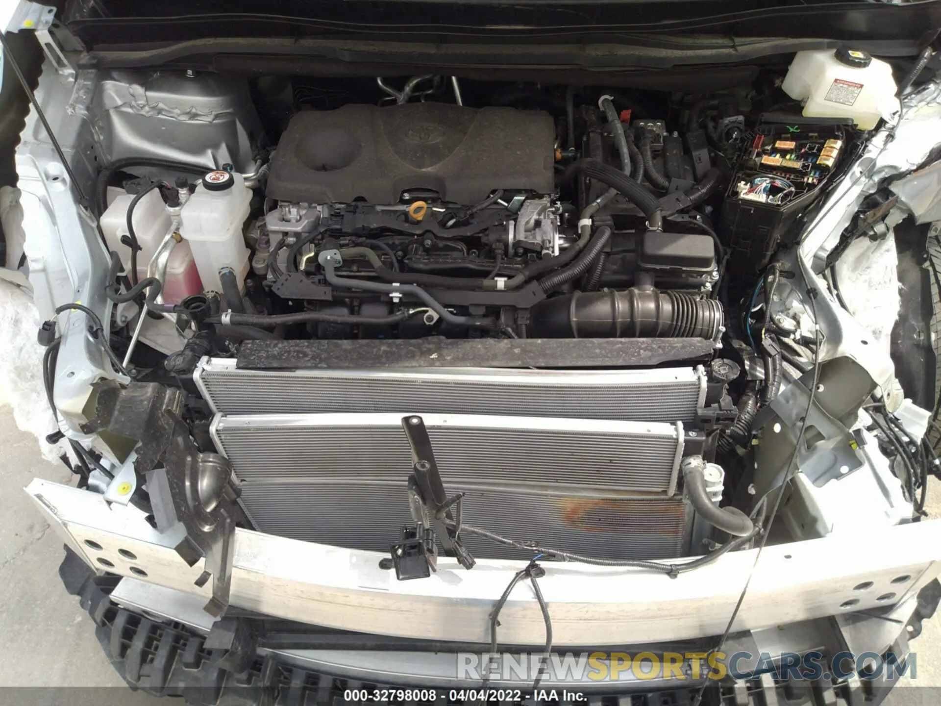 10 fotografías del automóvil dañado 5TDKRKEC6MS071879 TOYOTA SIENNA 2021