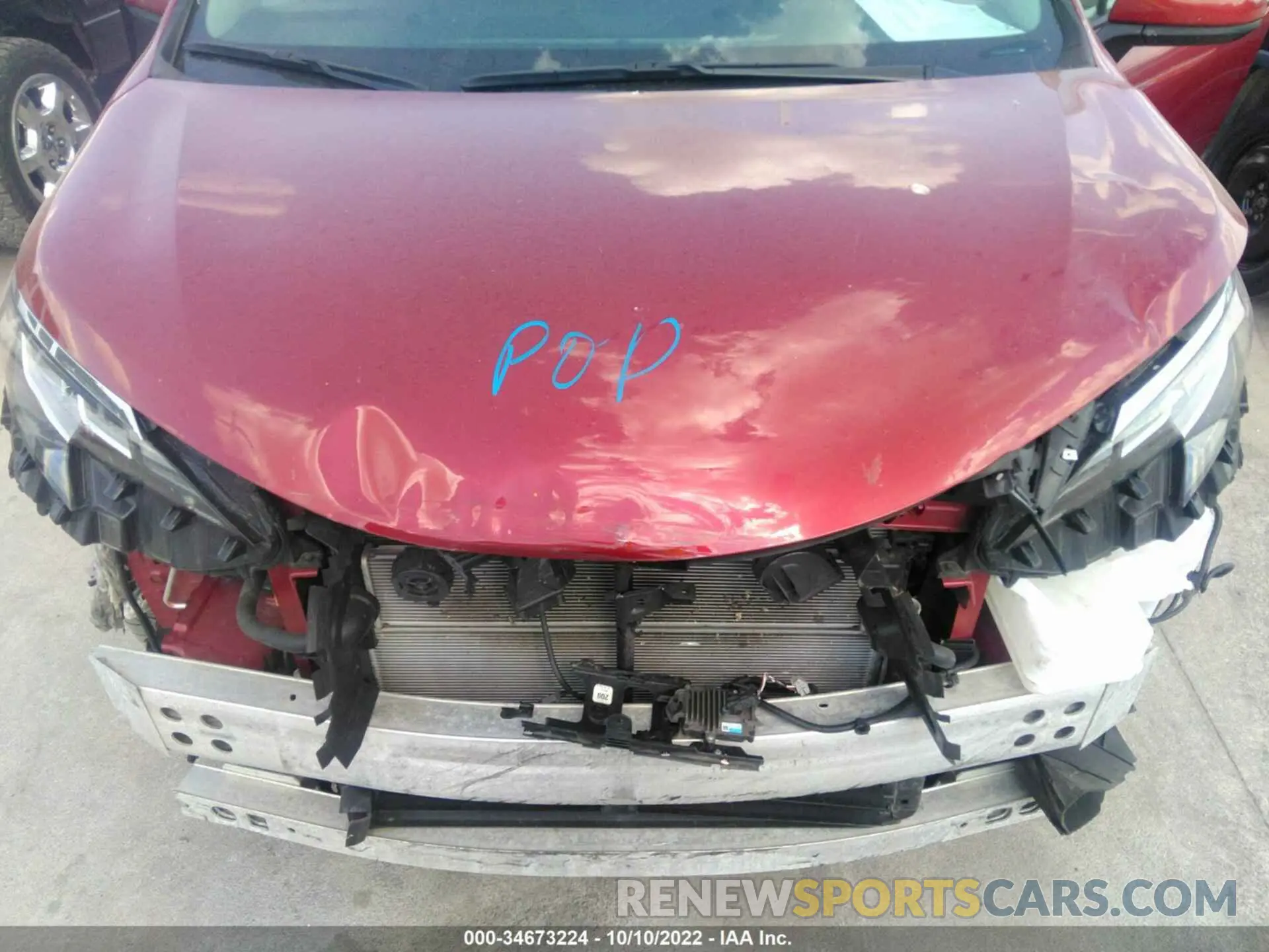 10 fotografías del automóvil dañado 5TDKRKEC7MS044903 TOYOTA SIENNA 2021