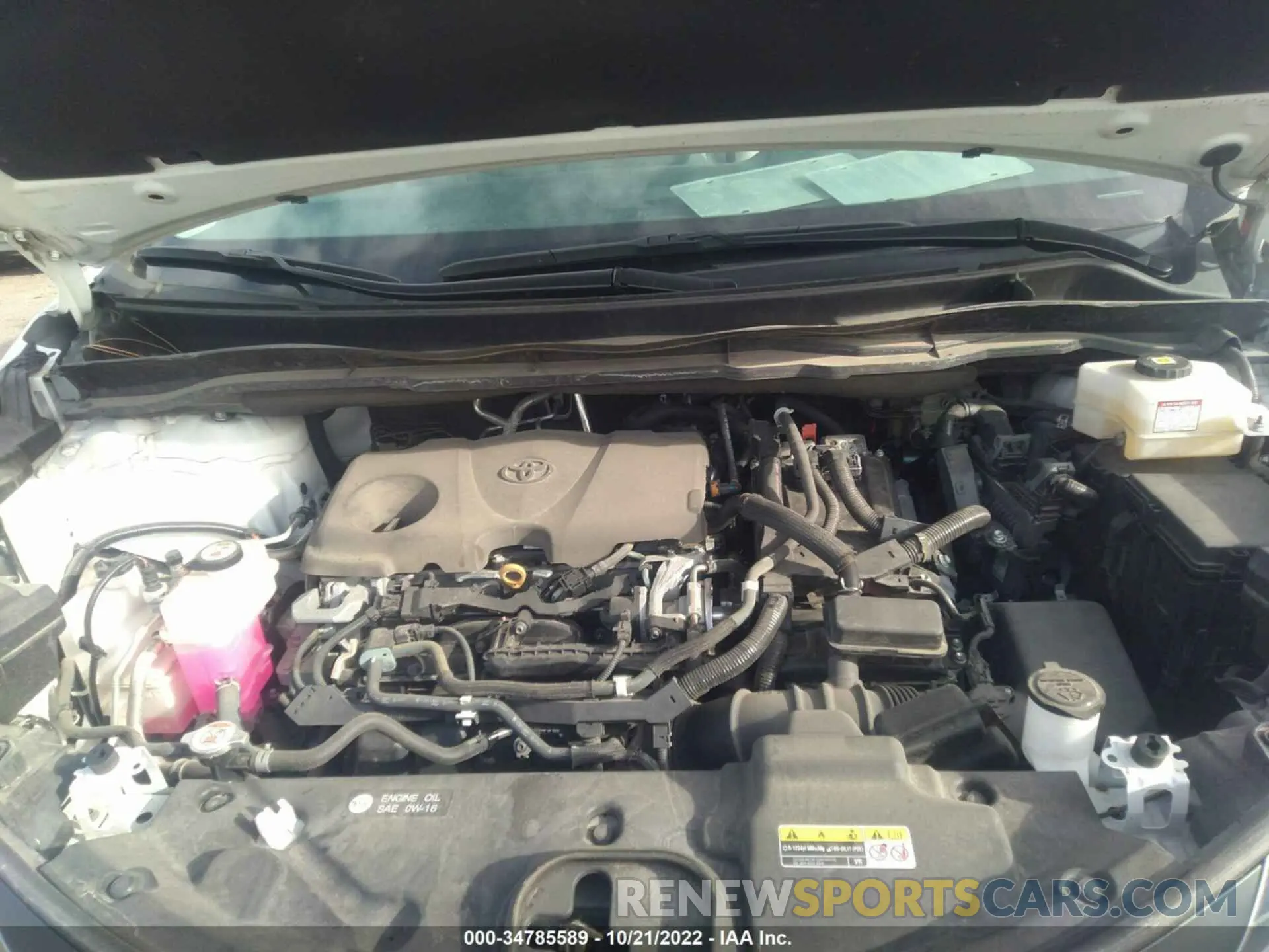 10 fotografías del automóvil dañado 5TDKRKEC8MS015894 TOYOTA SIENNA 2021