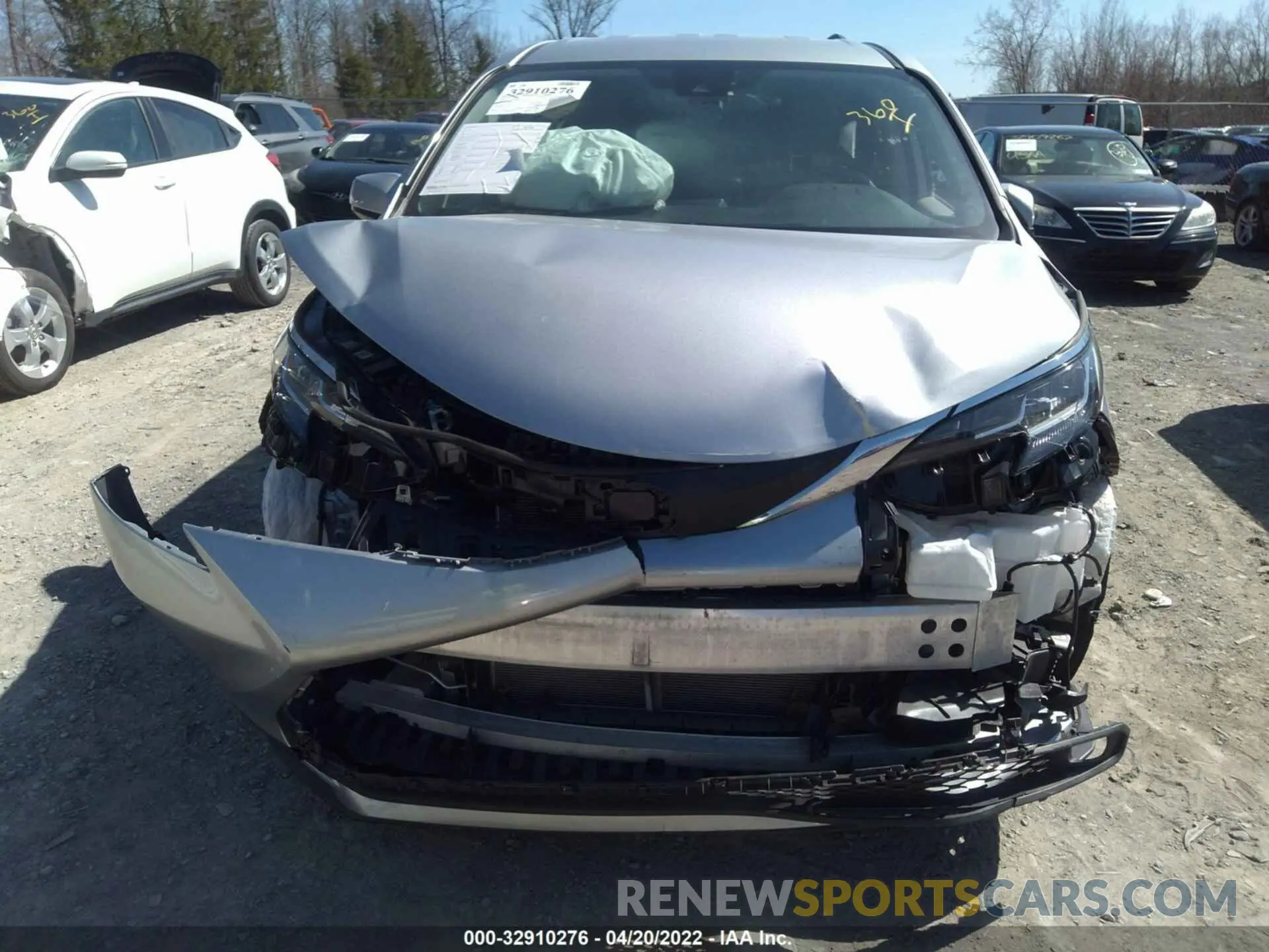 6 fotografías del automóvil dañado 5TDKRKEC8MS037779 TOYOTA SIENNA 2021