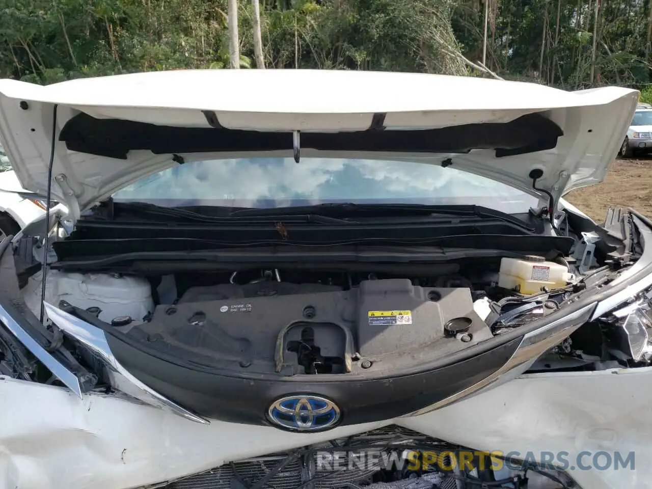 7 fotografías del automóvil dañado 5TDKRKECXMS008865 TOYOTA SIENNA 2021