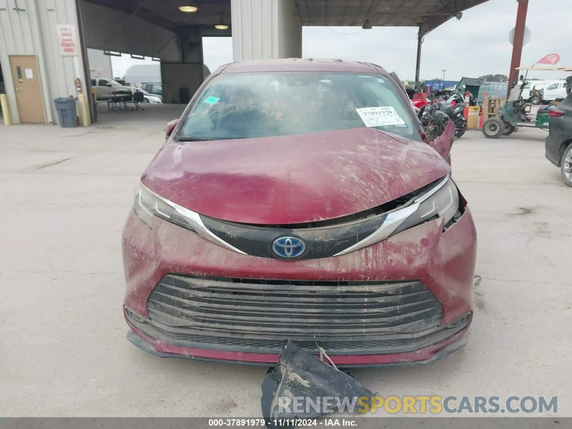 11 fotografías del automóvil dañado 5TDKRKECXMS046659 TOYOTA SIENNA 2021