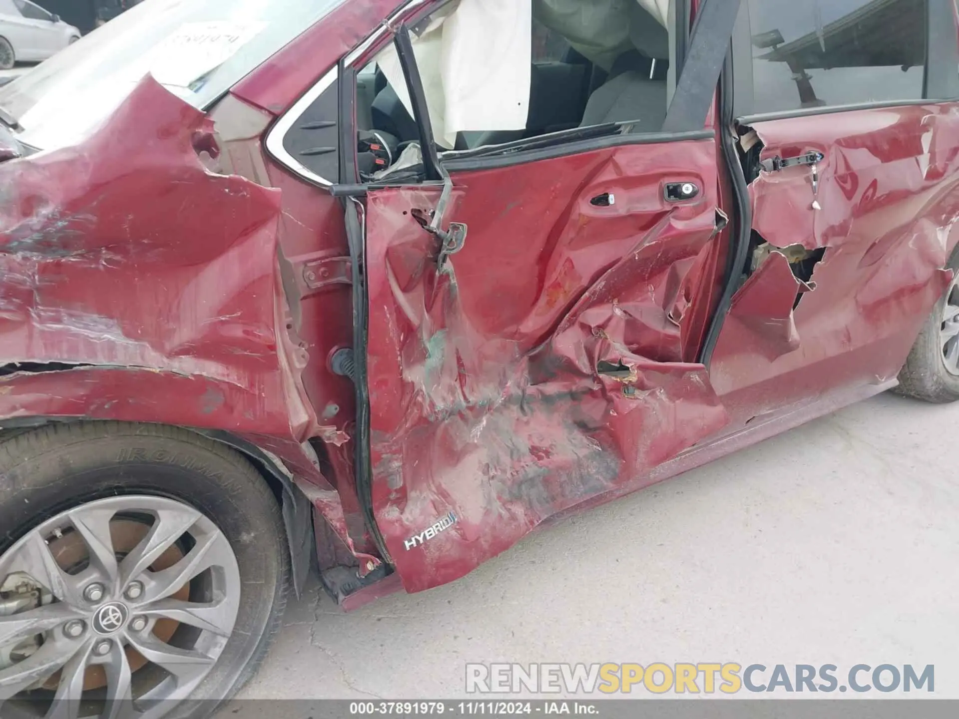 6 fotografías del automóvil dañado 5TDKRKECXMS046659 TOYOTA SIENNA 2021