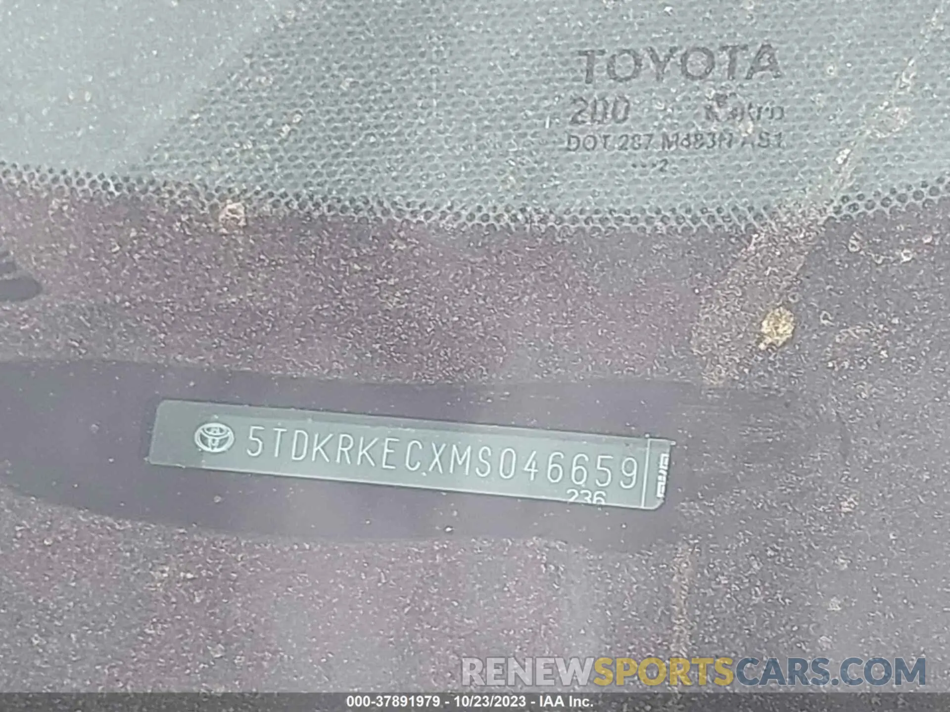 9 fotografías del automóvil dañado 5TDKRKECXMS046659 TOYOTA SIENNA 2021