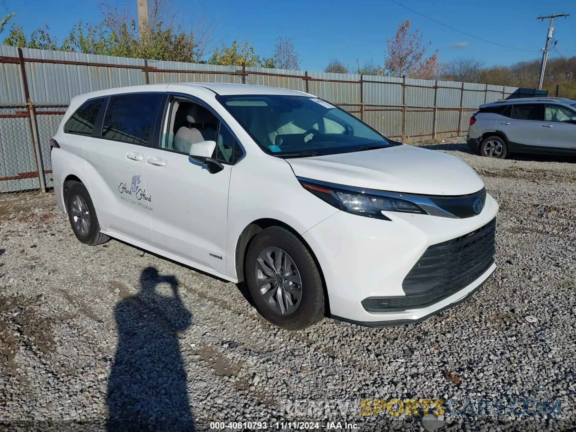 1 fotografías del automóvil dañado 5TDKRKECXMS056107 TOYOTA SIENNA 2021
