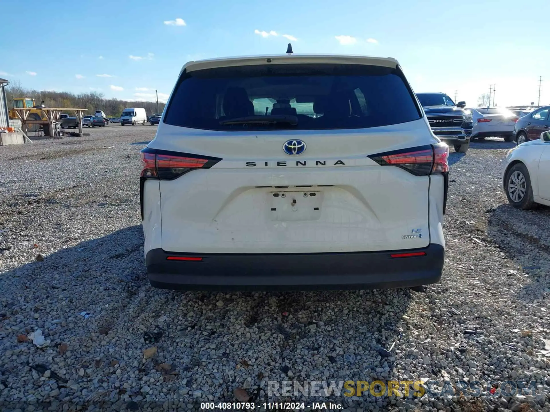 16 fotografías del automóvil dañado 5TDKRKECXMS056107 TOYOTA SIENNA 2021