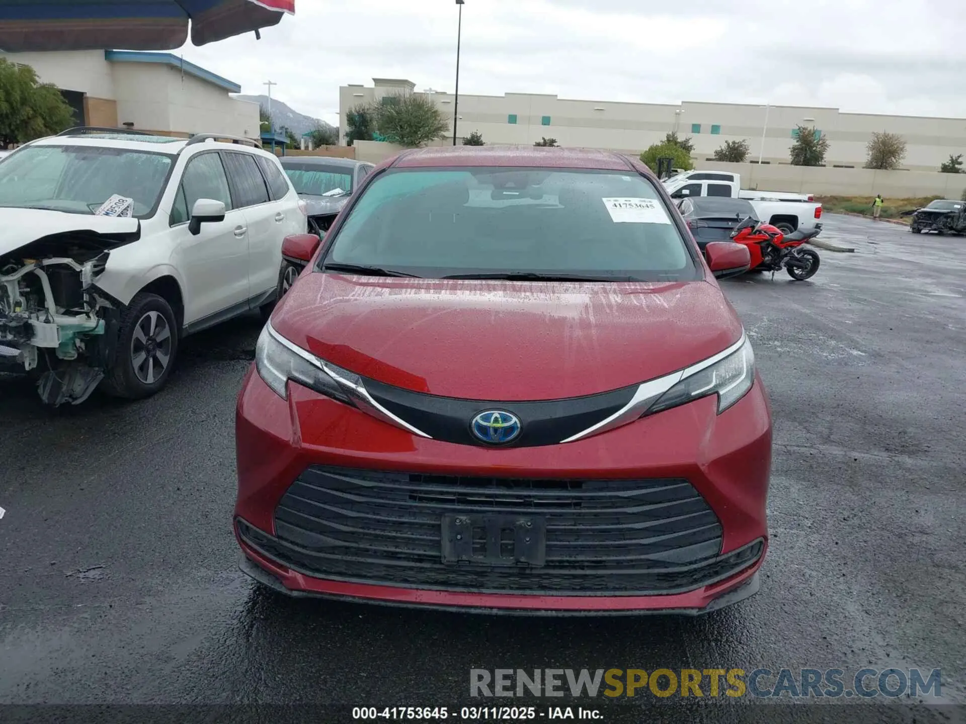 13 fotografías del automóvil dañado 5TDKSKFC7MS007904 TOYOTA SIENNA 2021
