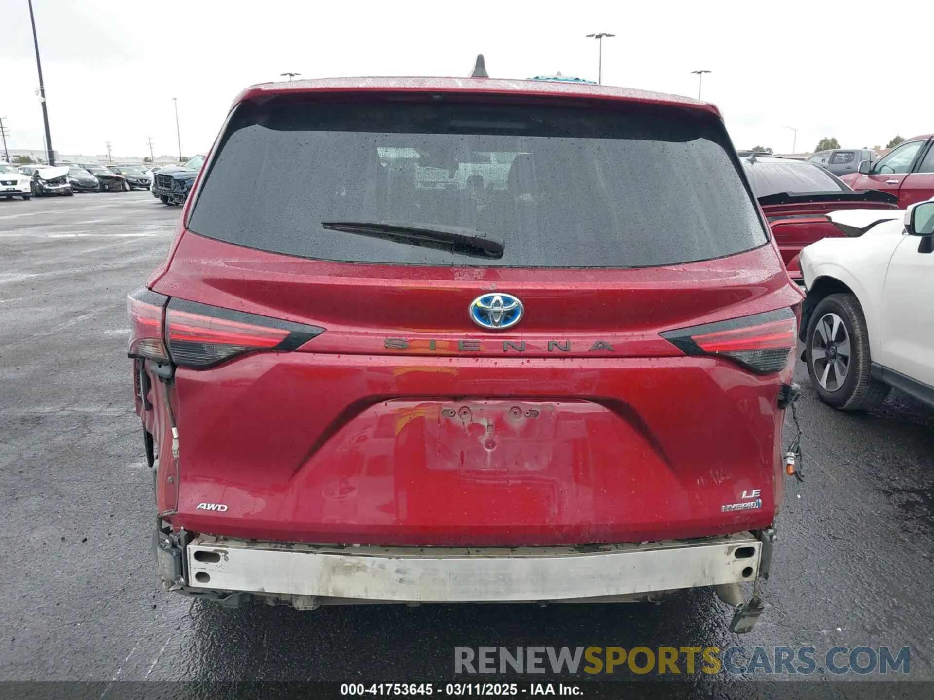 17 fotografías del automóvil dañado 5TDKSKFC7MS007904 TOYOTA SIENNA 2021