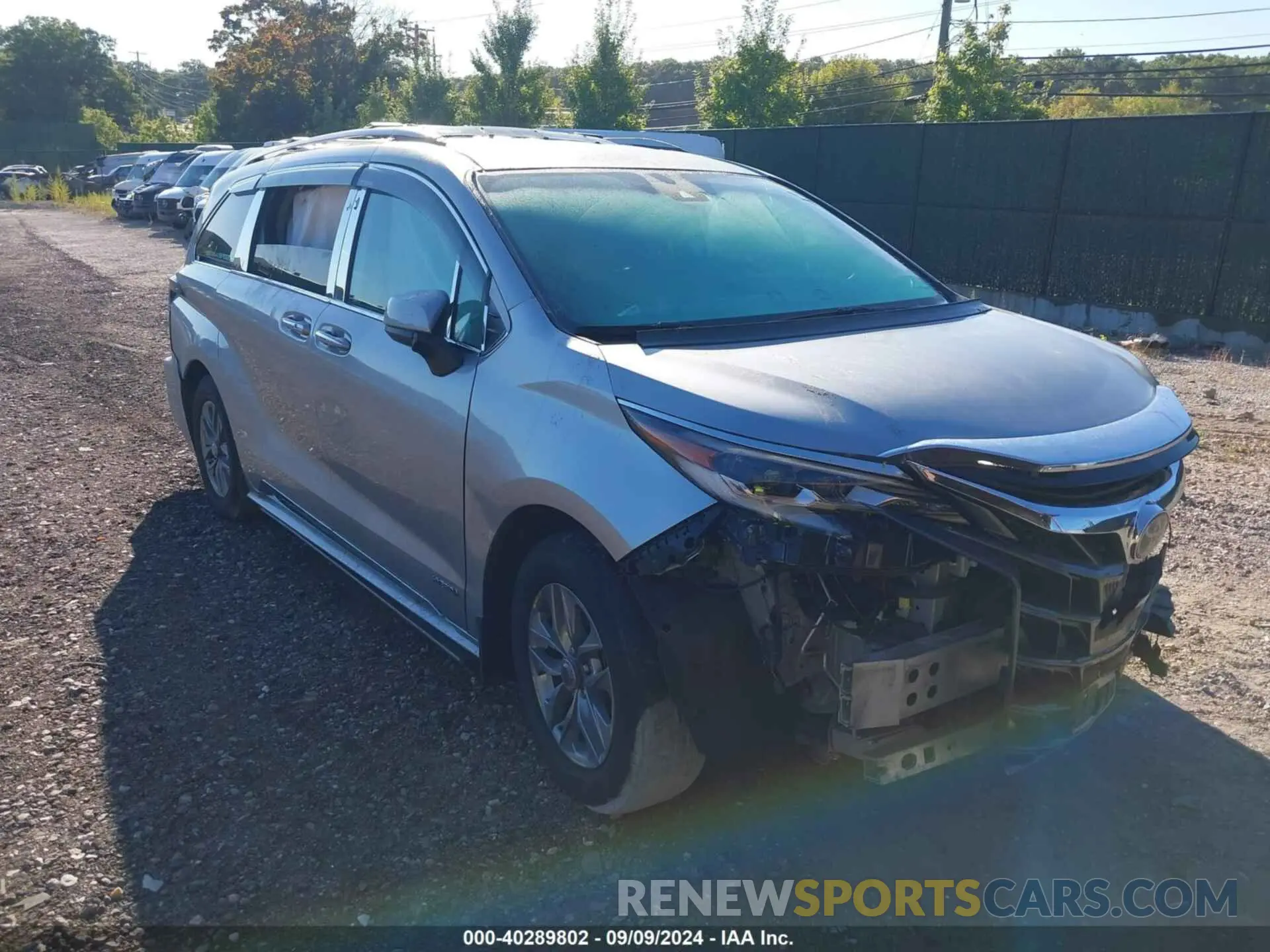 1 fotografías del automóvil dañado 5TDKSKFCXMS002535 TOYOTA SIENNA 2021