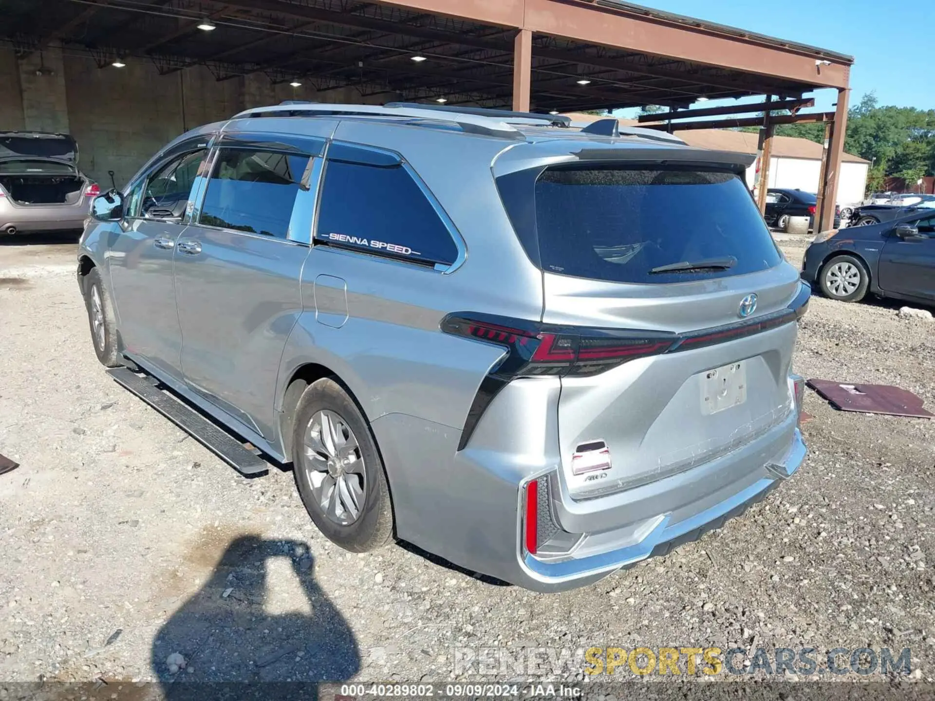 3 fotografías del automóvil dañado 5TDKSKFCXMS002535 TOYOTA SIENNA 2021