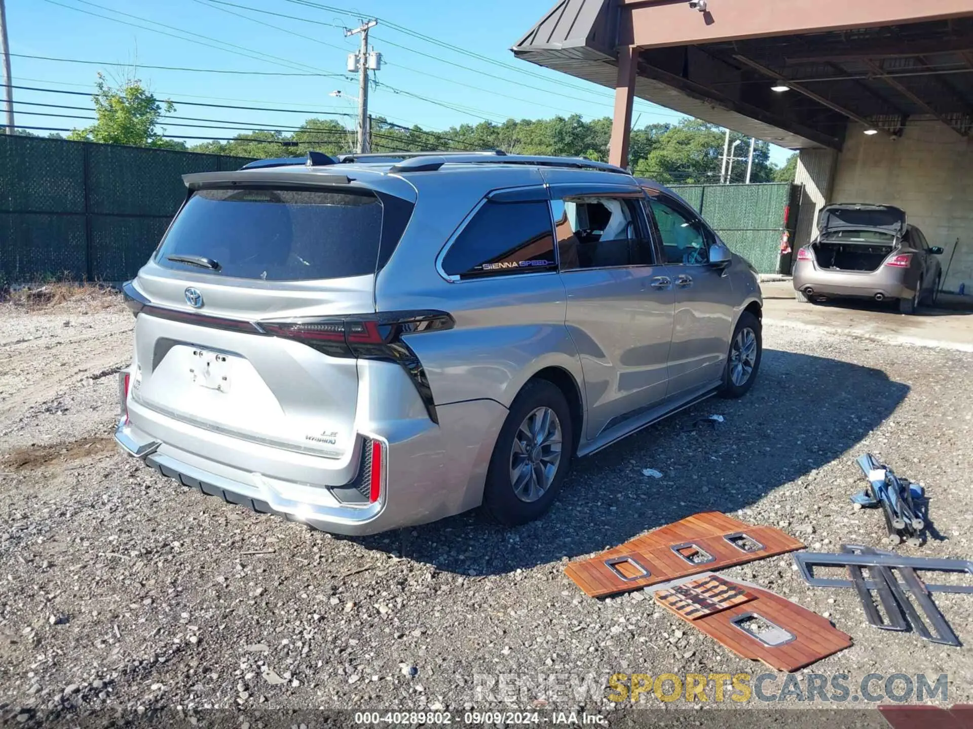 4 fotografías del automóvil dañado 5TDKSKFCXMS002535 TOYOTA SIENNA 2021