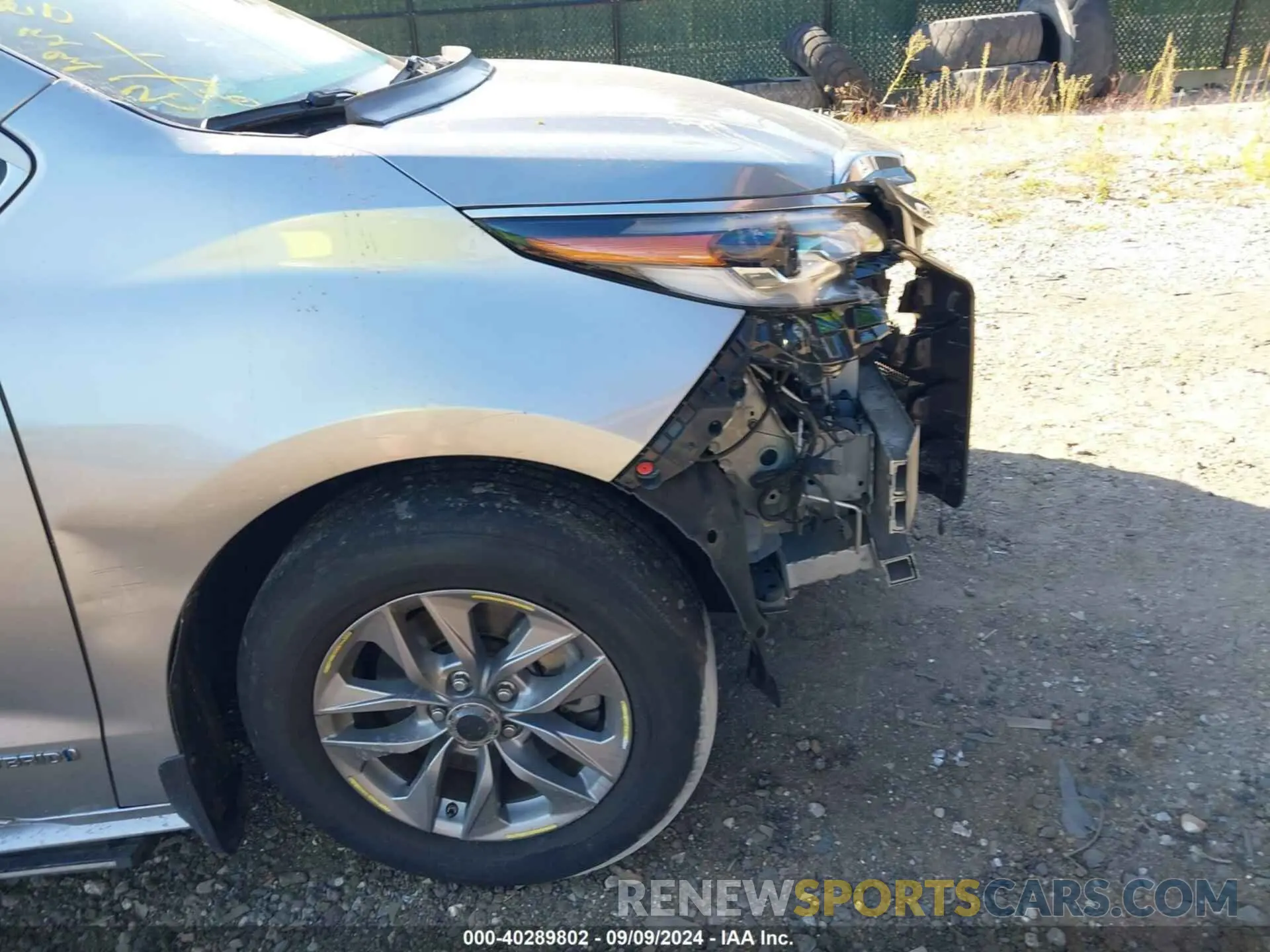 6 fotografías del automóvil dañado 5TDKSKFCXMS002535 TOYOTA SIENNA 2021