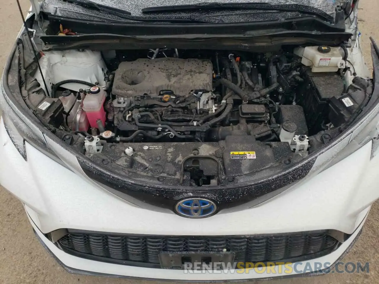 12 fotografías del automóvil dañado 5TDXRKEC3MS003612 TOYOTA SIENNA 2021