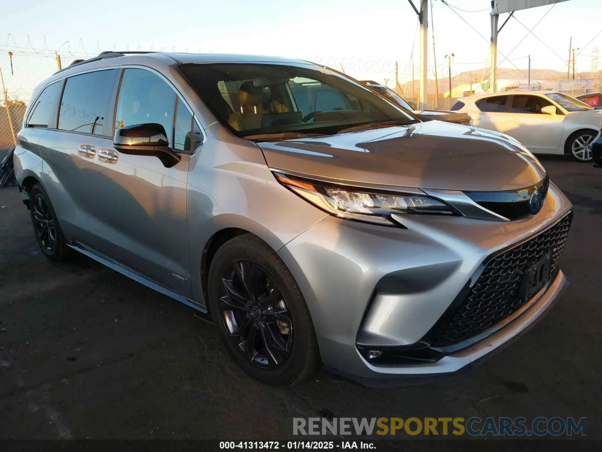 1 fotografías del automóvil dañado 5TDXRKEC6MS055252 TOYOTA SIENNA 2021