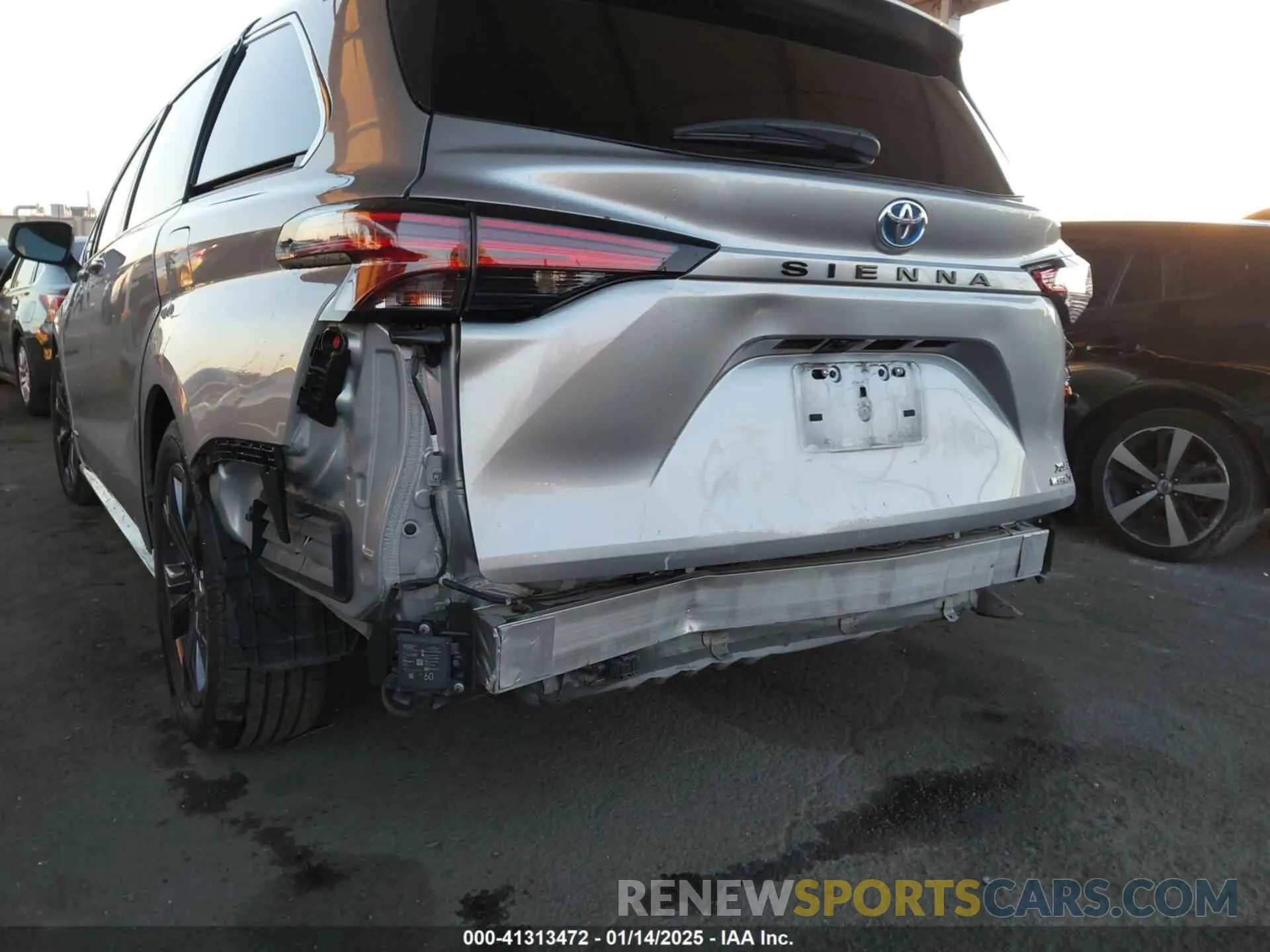 6 fotografías del automóvil dañado 5TDXRKEC6MS055252 TOYOTA SIENNA 2021