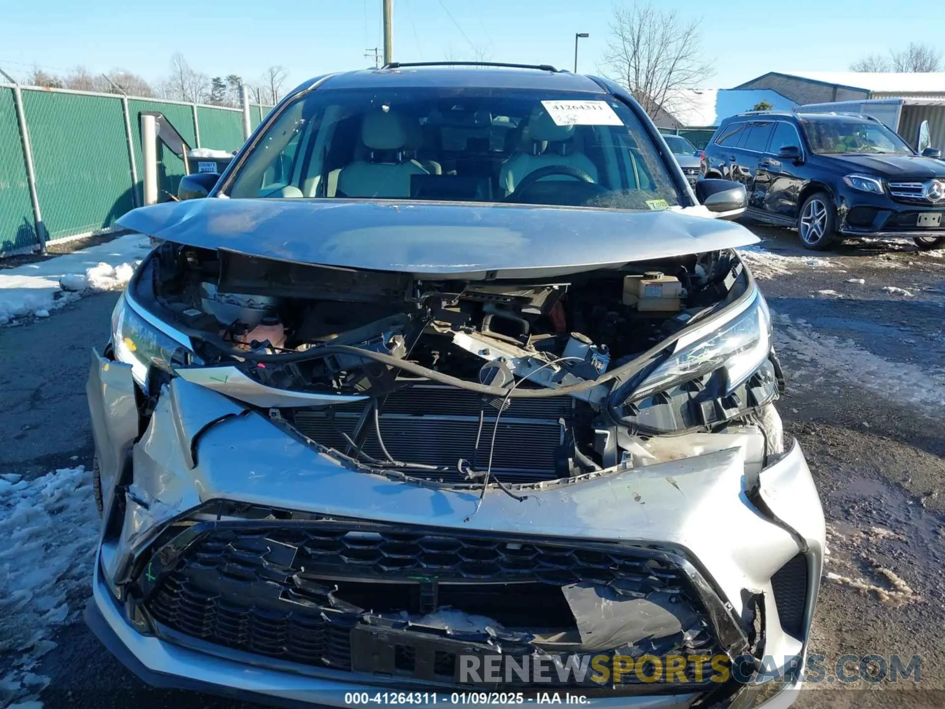 12 fotografías del automóvil dañado 5TDXSKFC7MS027124 TOYOTA SIENNA 2021