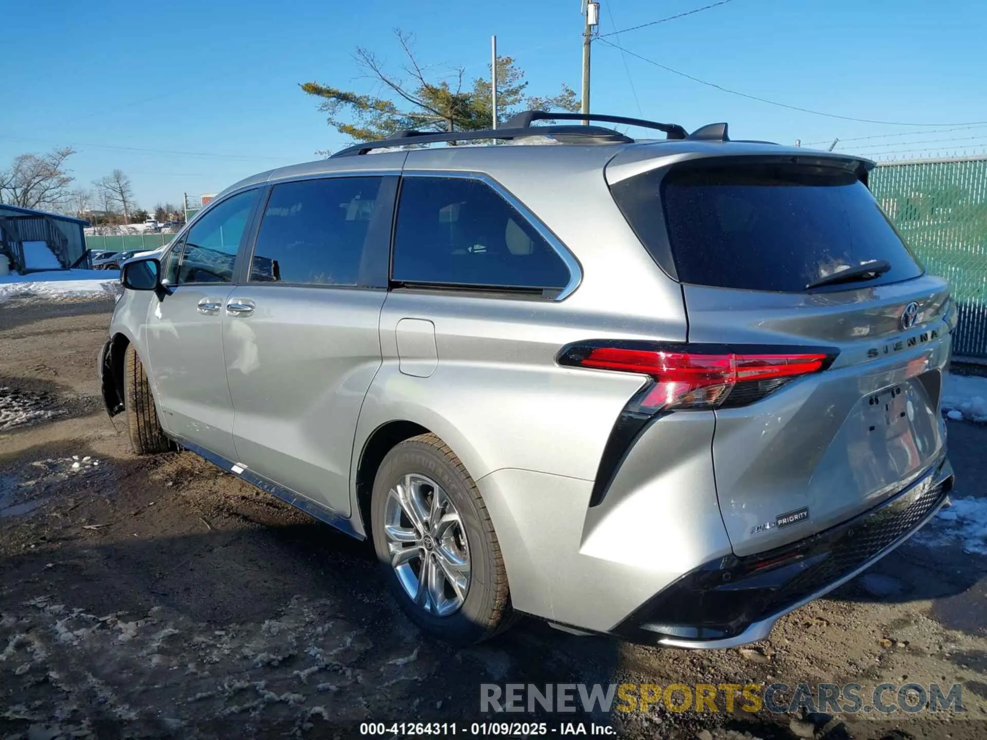 3 fotografías del automóvil dañado 5TDXSKFC7MS027124 TOYOTA SIENNA 2021
