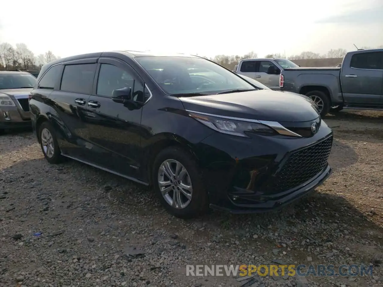 4 fotografías del automóvil dañado 5TDXSKFC9MS029604 TOYOTA SIENNA 2021