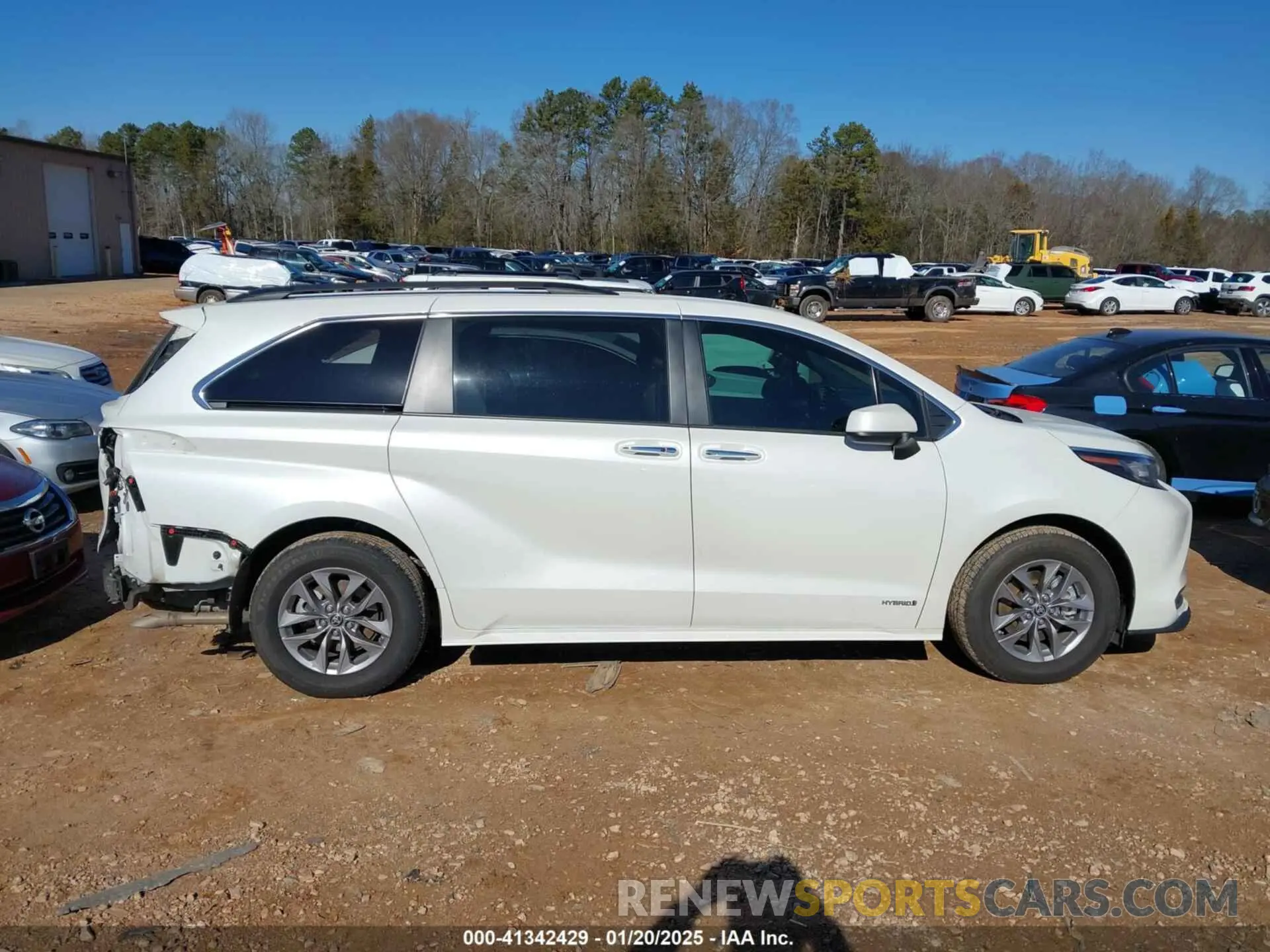 14 fotografías del automóvil dañado 5TDYRKEC0MS040377 TOYOTA SIENNA 2021