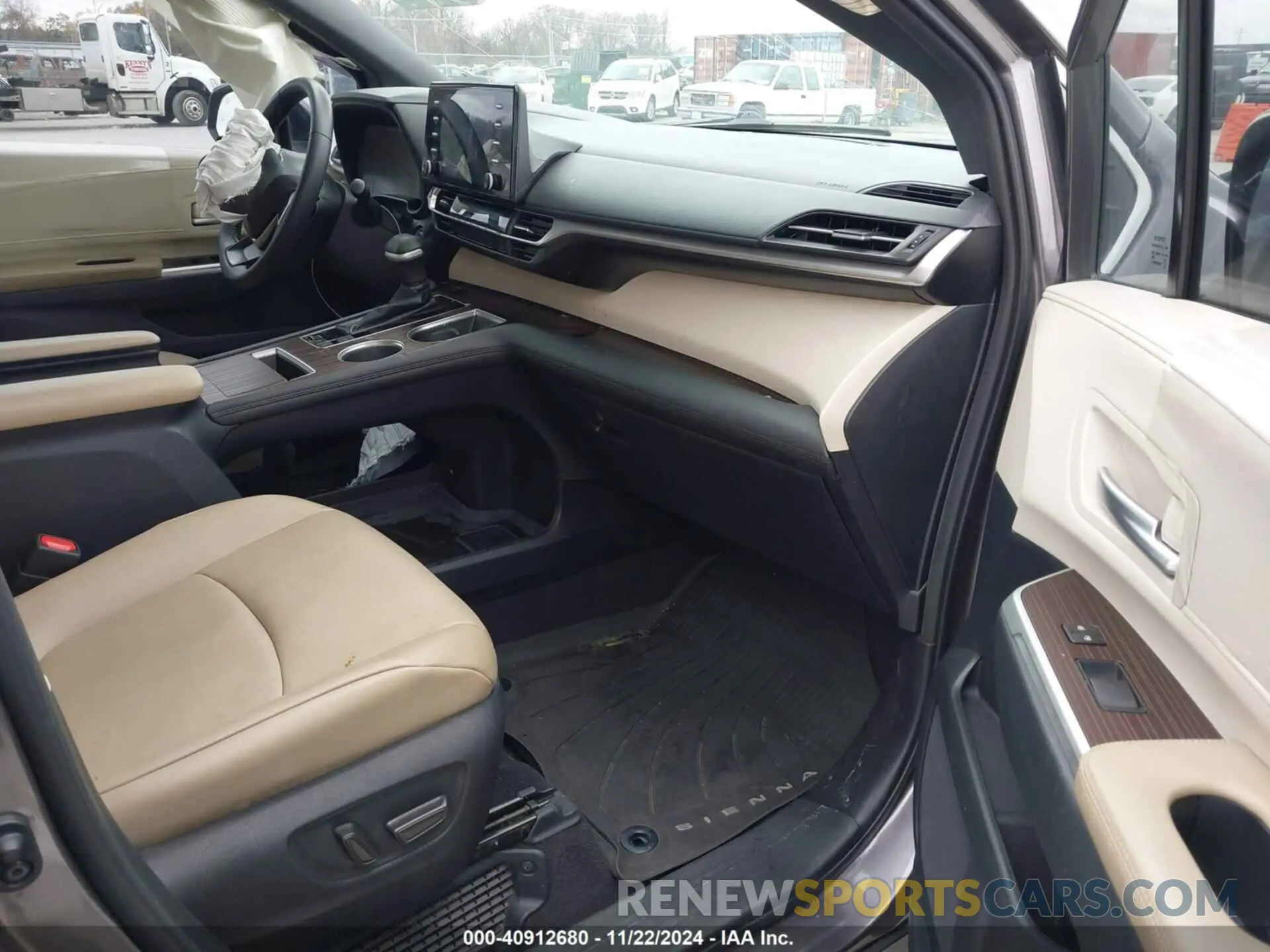 5 fotografías del automóvil dañado 5TDYRKEC1MS008618 TOYOTA SIENNA 2021