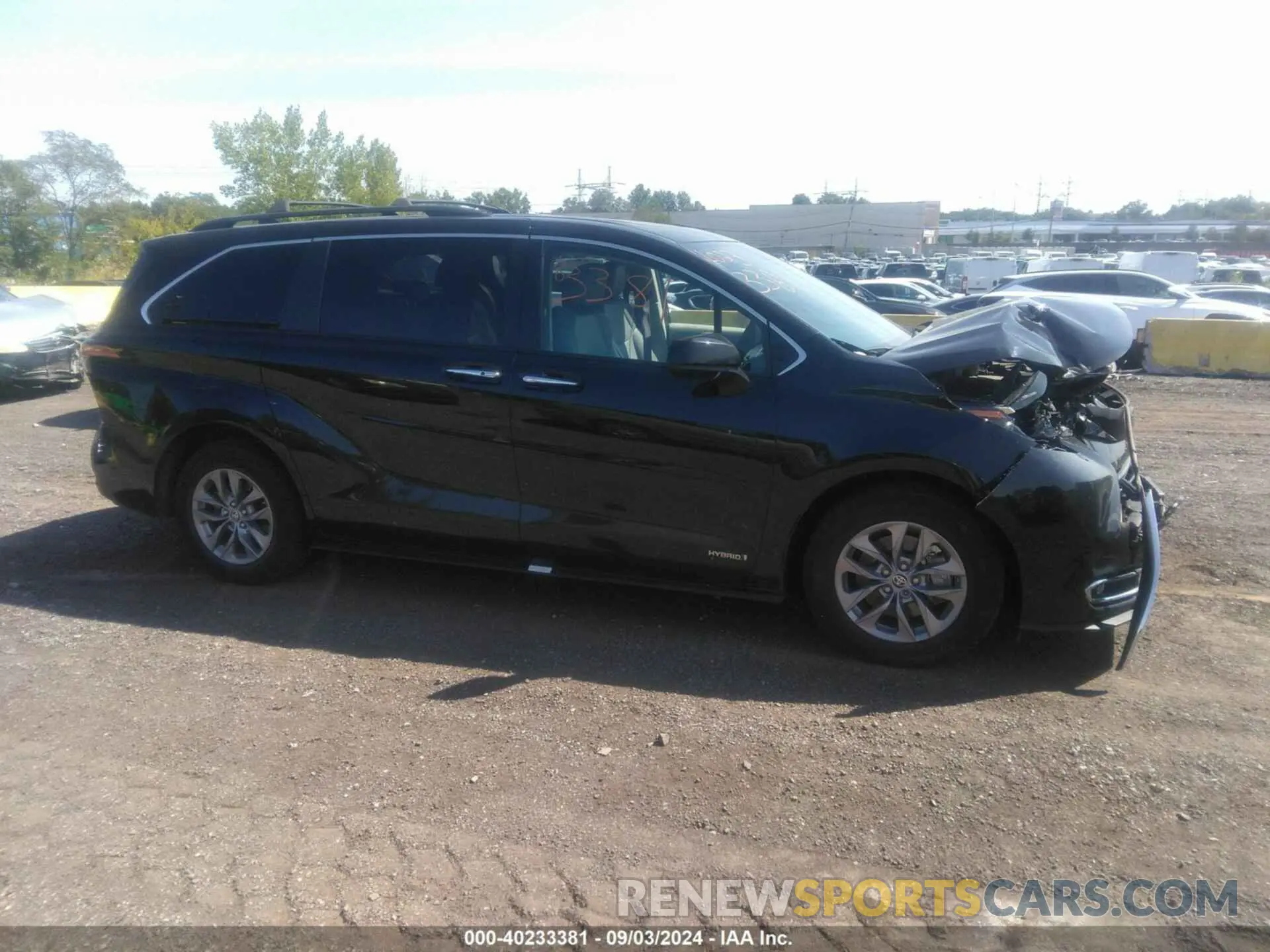 13 fotografías del automóvil dañado 5TDYRKEC1MS061223 TOYOTA SIENNA 2021