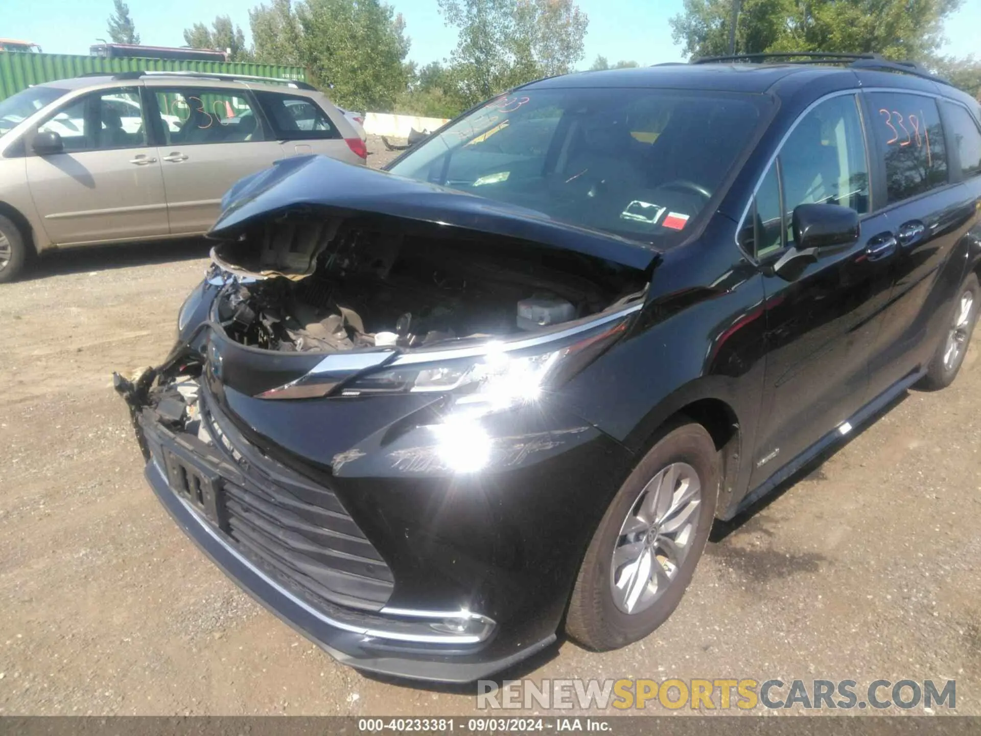 19 fotografías del automóvil dañado 5TDYRKEC1MS061223 TOYOTA SIENNA 2021