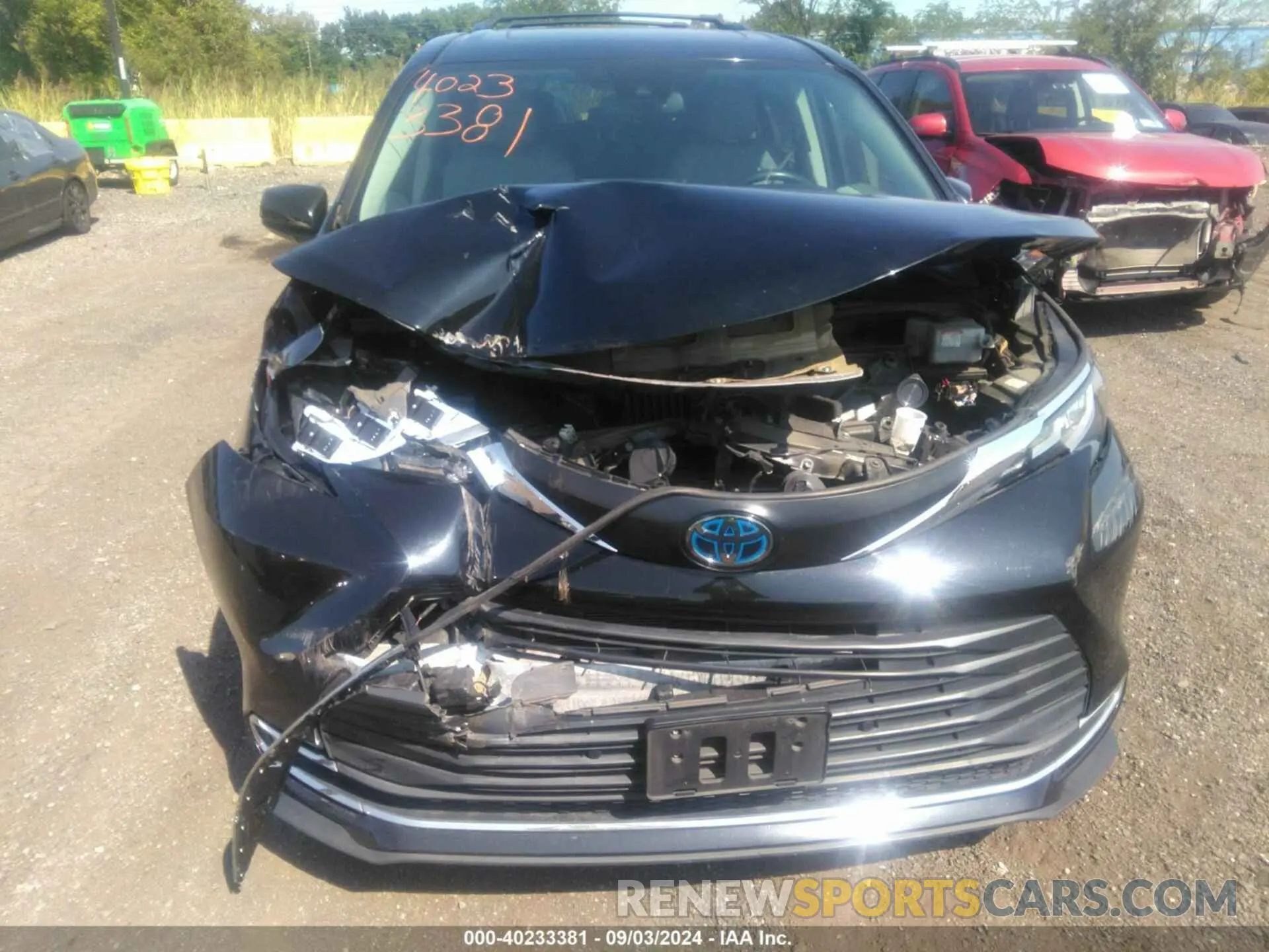 6 fotografías del automóvil dañado 5TDYRKEC1MS061223 TOYOTA SIENNA 2021