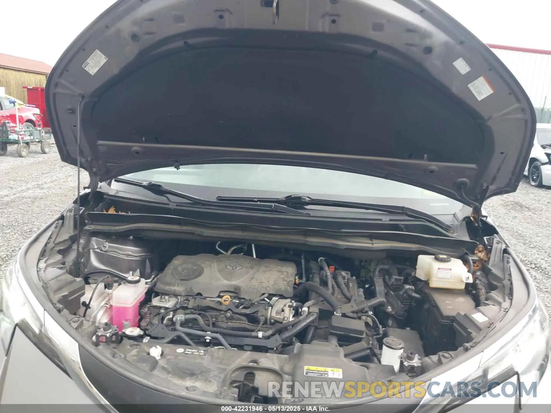 10 fotografías del automóvil dañado 5TDYRKEC2MS017781 TOYOTA SIENNA 2021