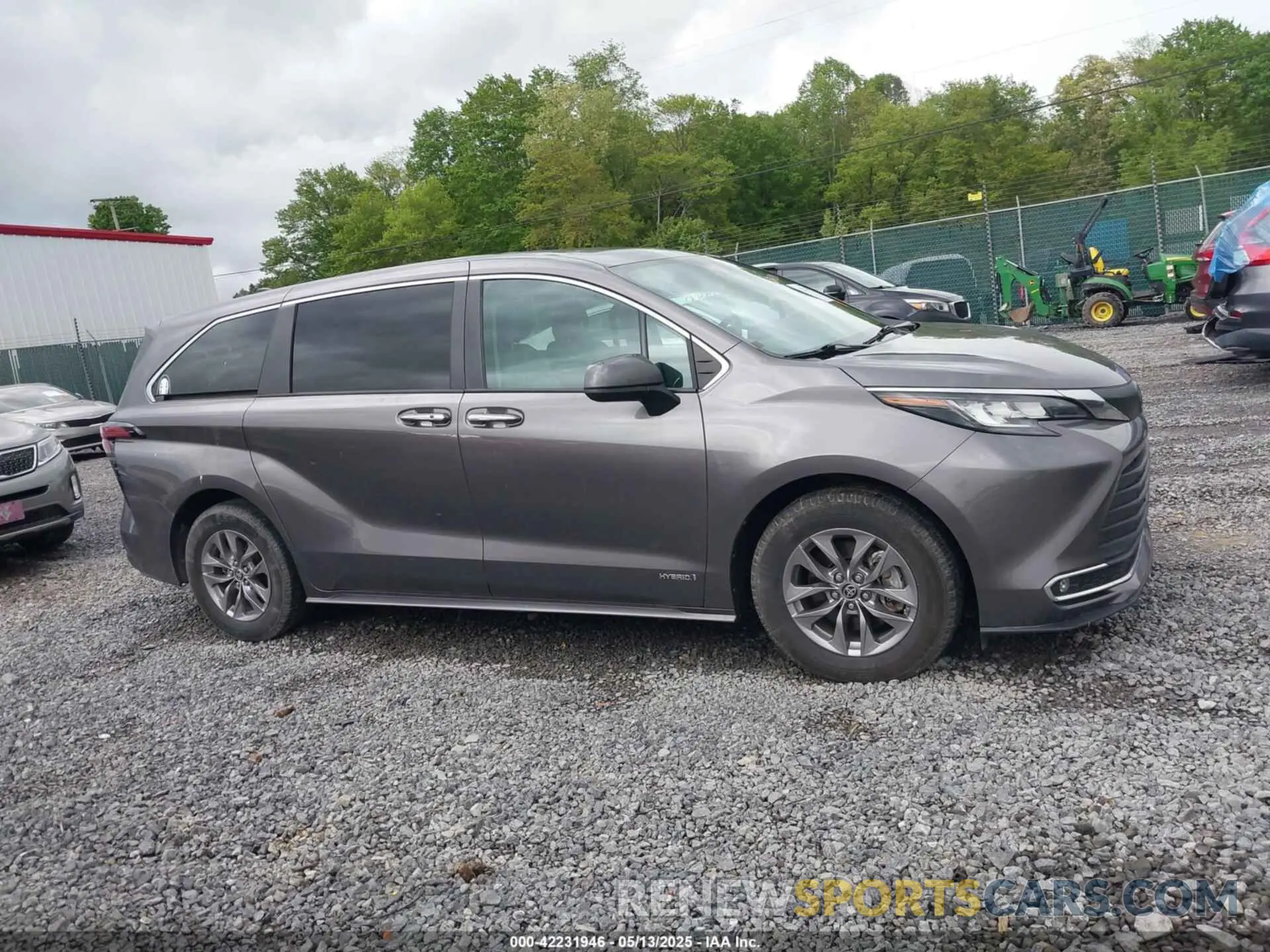 13 fotografías del automóvil dañado 5TDYRKEC2MS017781 TOYOTA SIENNA 2021