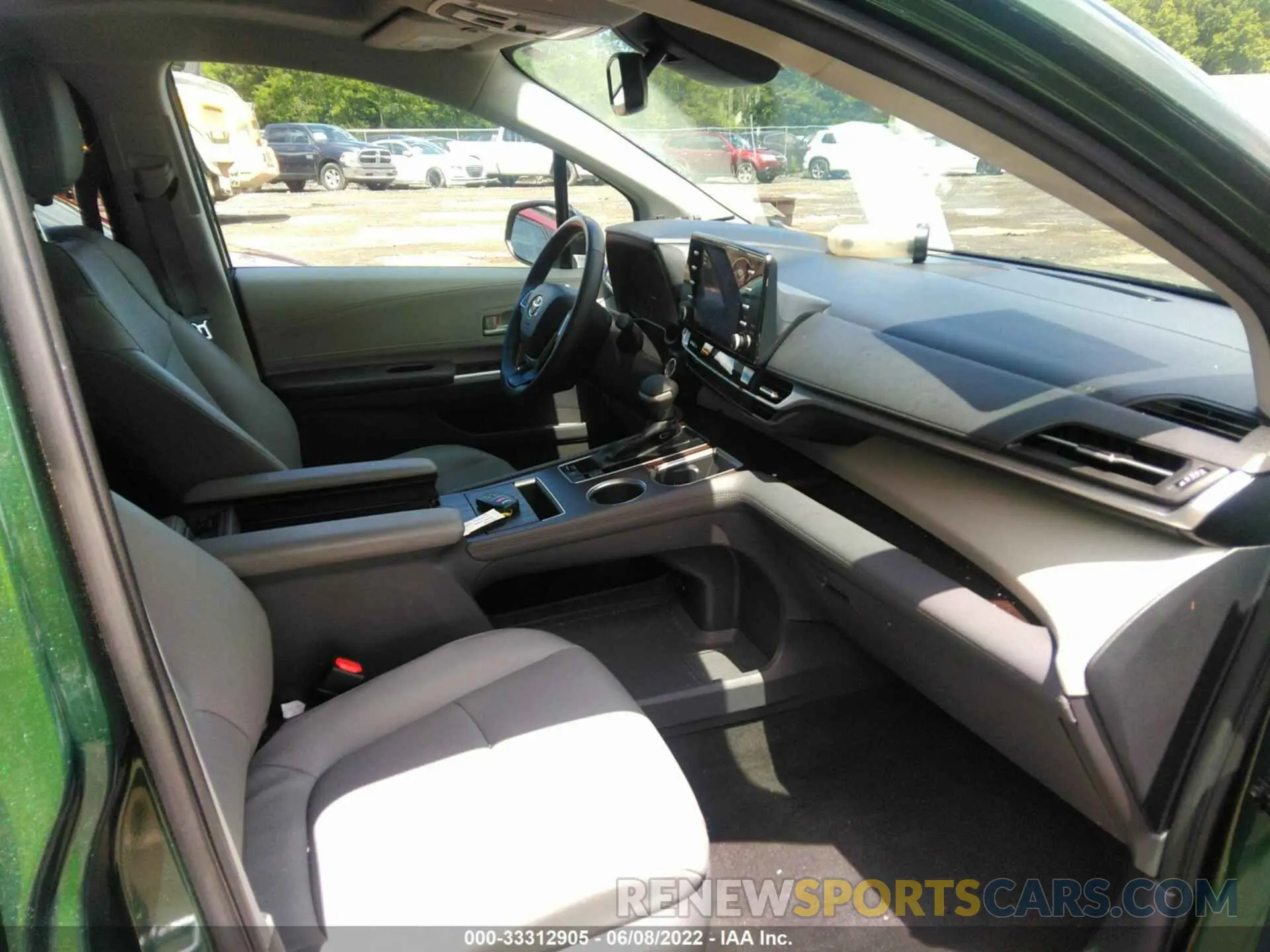 5 fotografías del automóvil dañado 5TDYRKEC4MS015384 TOYOTA SIENNA 2021