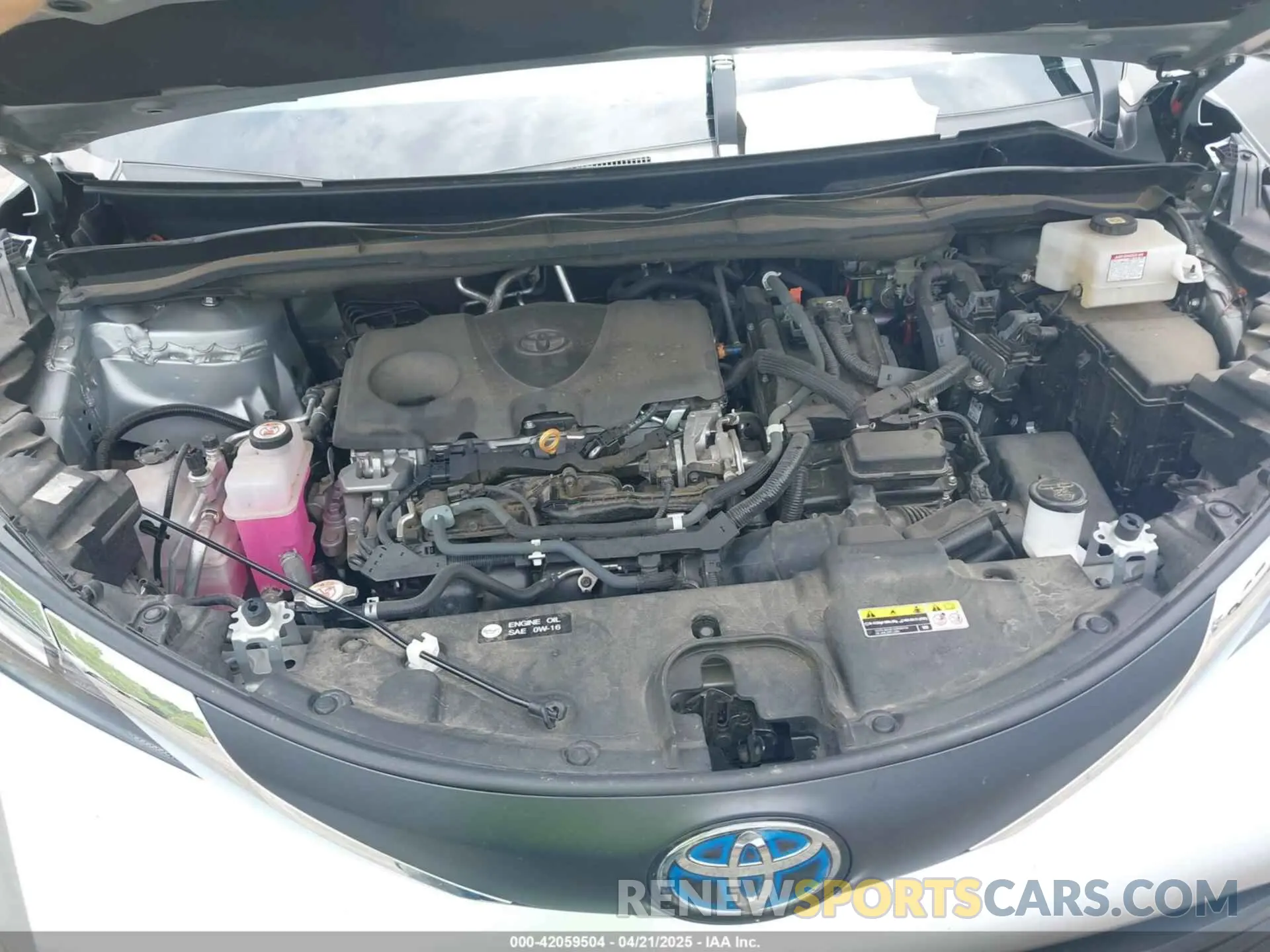10 fotografías del automóvil dañado 5TDYRKEC4MS043539 TOYOTA SIENNA 2021