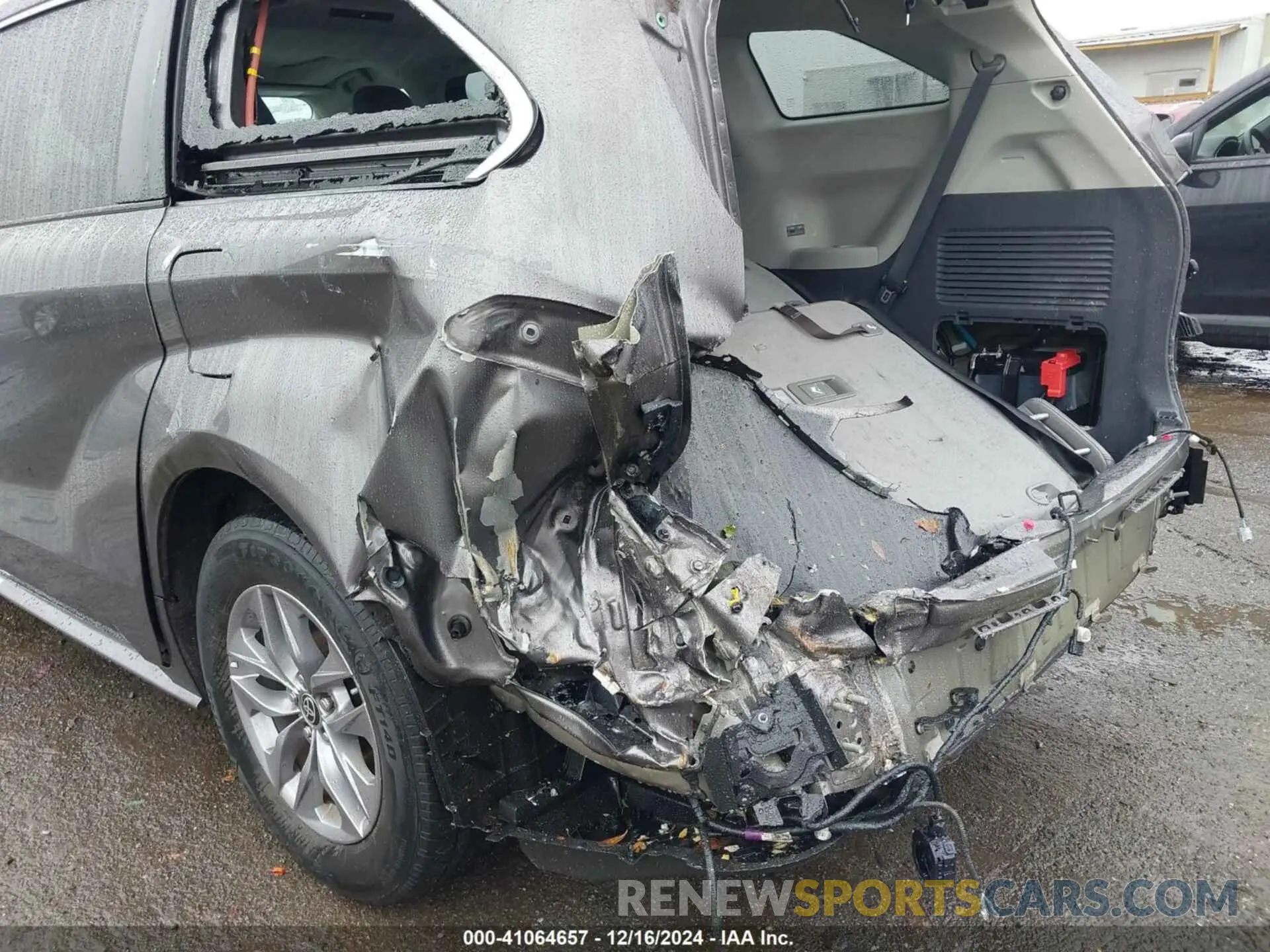 6 fotografías del automóvil dañado 5TDYRKEC5MS030461 TOYOTA SIENNA 2021