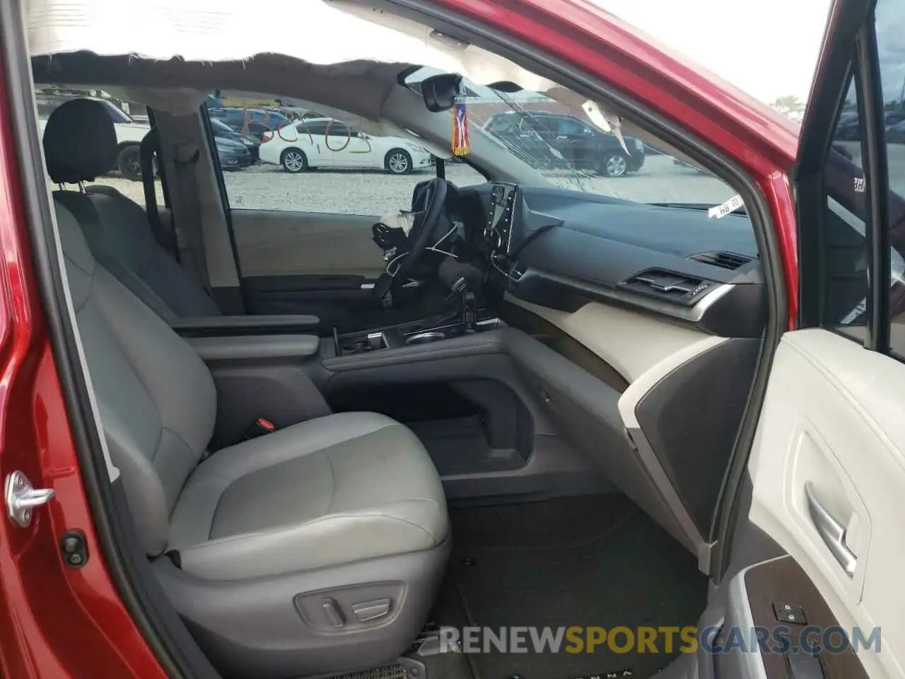 5 fotografías del automóvil dañado 5TDYRKEC6MS029528 TOYOTA SIENNA 2021