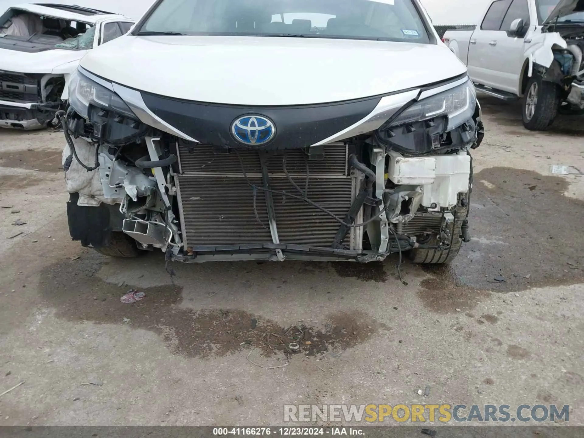 6 fotografías del automóvil dañado 5TDYRKEC8MS040045 TOYOTA SIENNA 2021