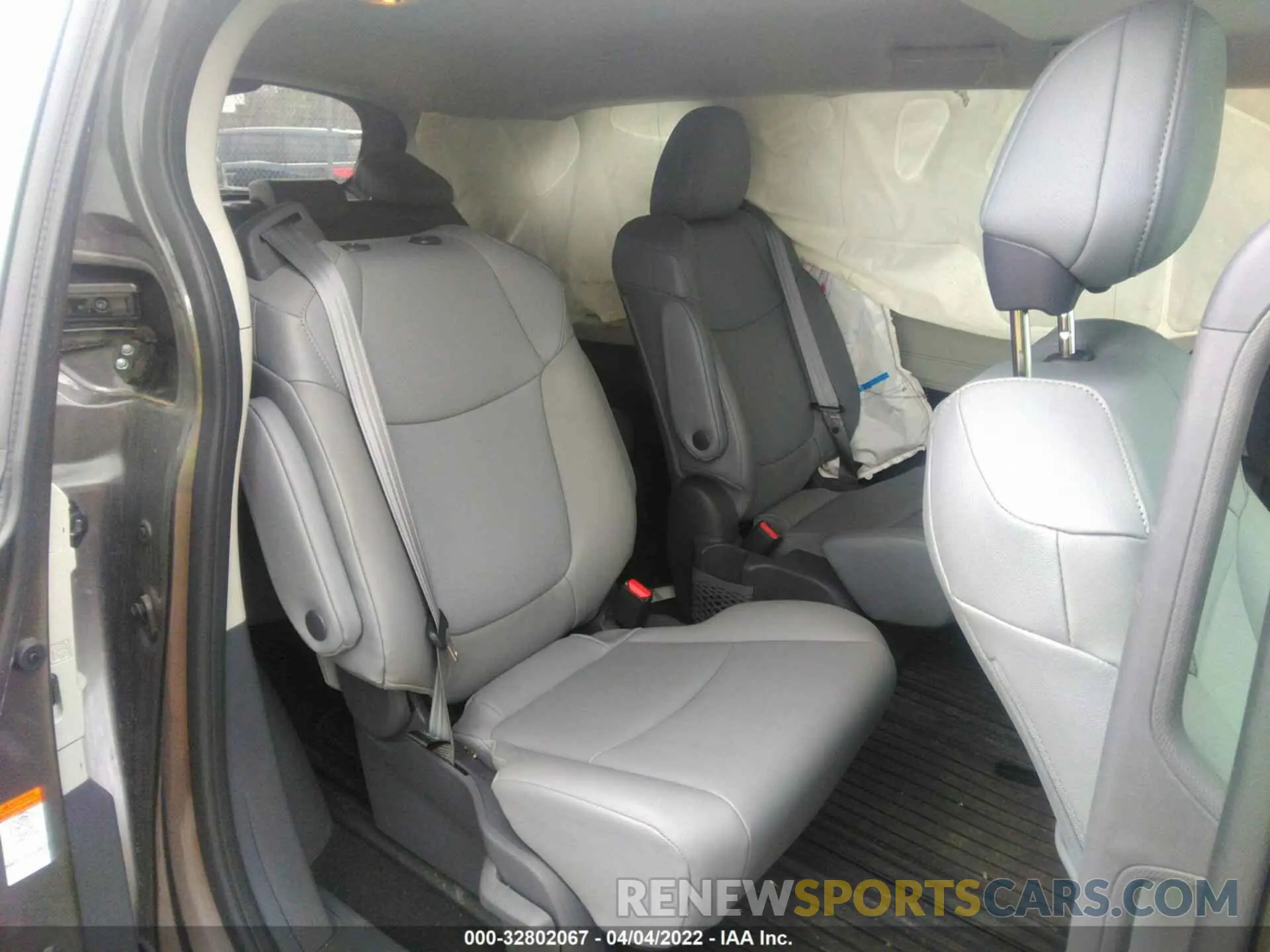 8 fotografías del automóvil dañado 5TDYRKECXMS005278 TOYOTA SIENNA 2021