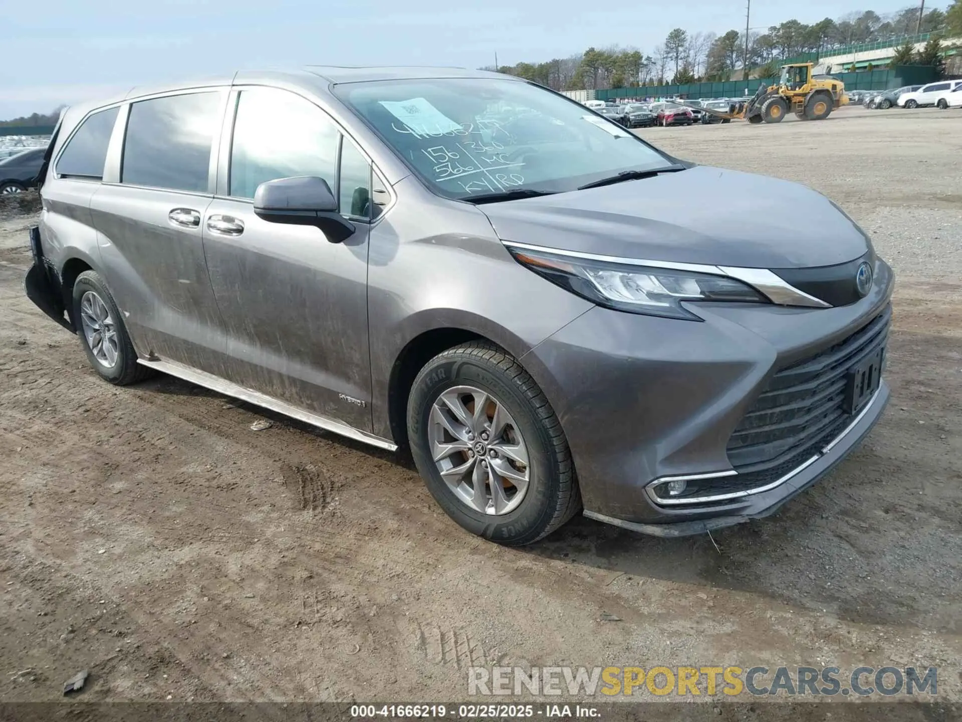 1 fotografías del automóvil dañado 5TDYSKFC1MS003048 TOYOTA SIENNA 2021