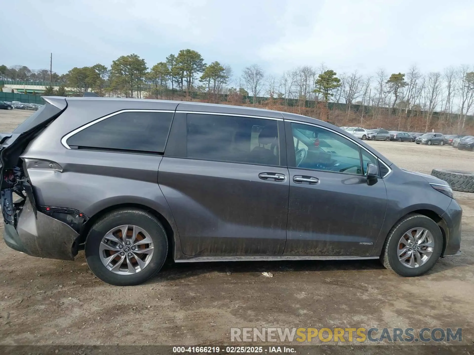 13 fotografías del automóvil dañado 5TDYSKFC1MS003048 TOYOTA SIENNA 2021