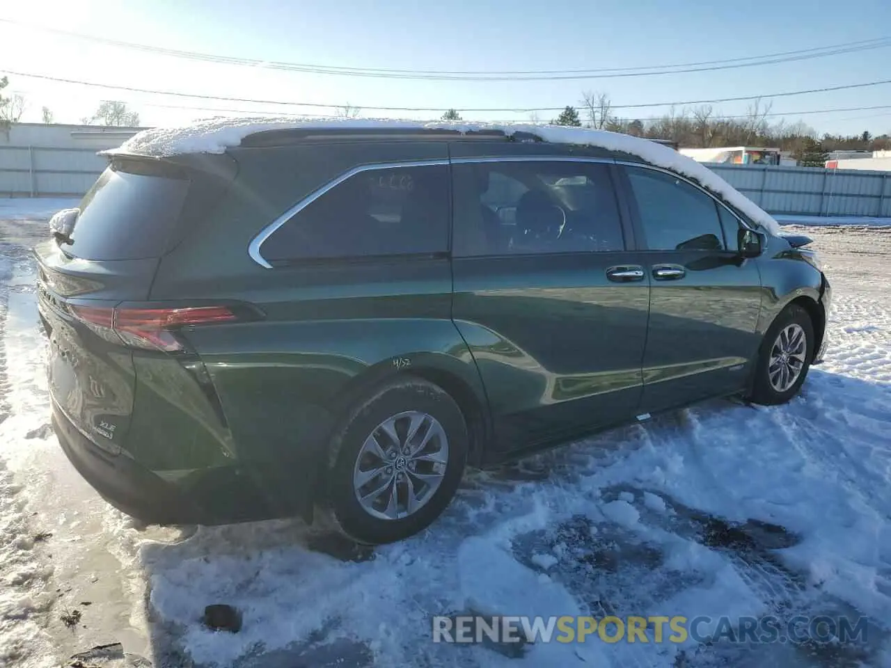 3 fotografías del automóvil dañado 5TDYSKFC1MS033411 TOYOTA SIENNA 2021