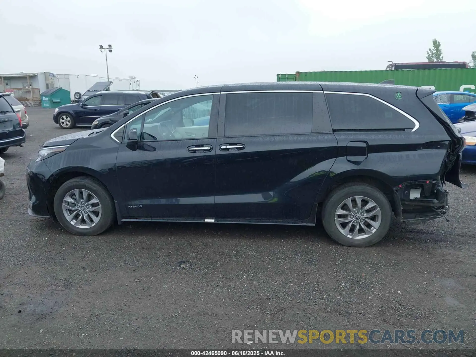 14 fotografías del automóvil dañado 5TDYSKFC4MS017574 TOYOTA SIENNA 2021
