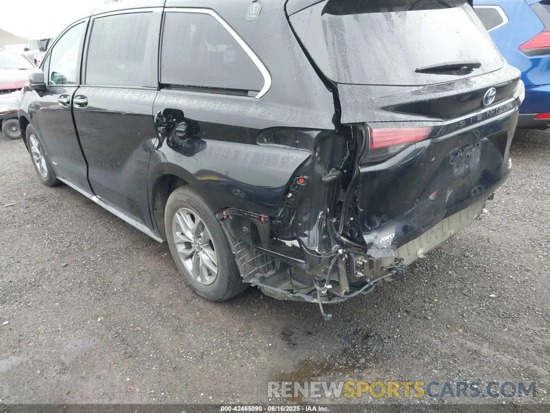 17 fotografías del automóvil dañado 5TDYSKFC4MS017574 TOYOTA SIENNA 2021