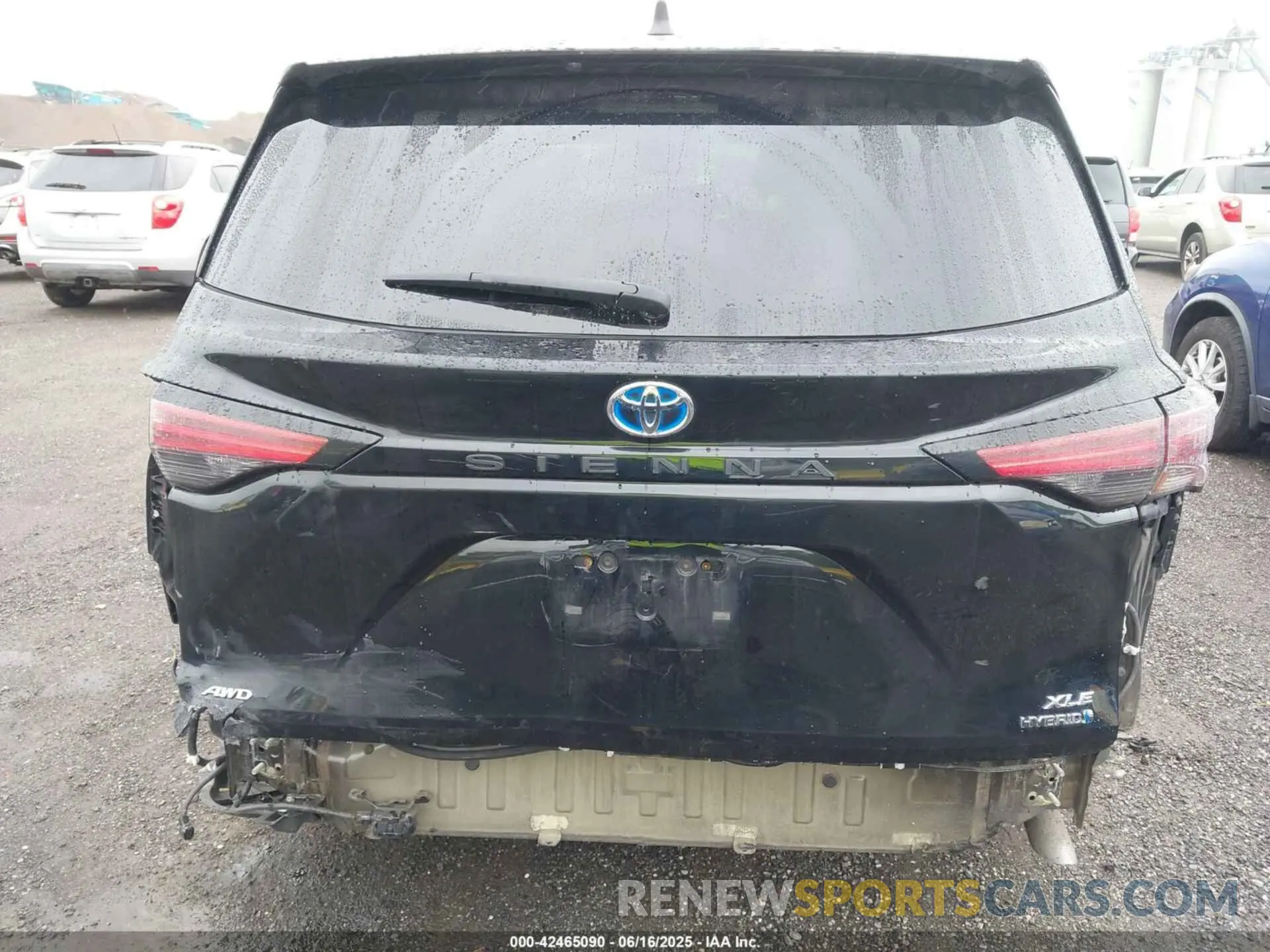 6 fotografías del automóvil dañado 5TDYSKFC4MS017574 TOYOTA SIENNA 2021