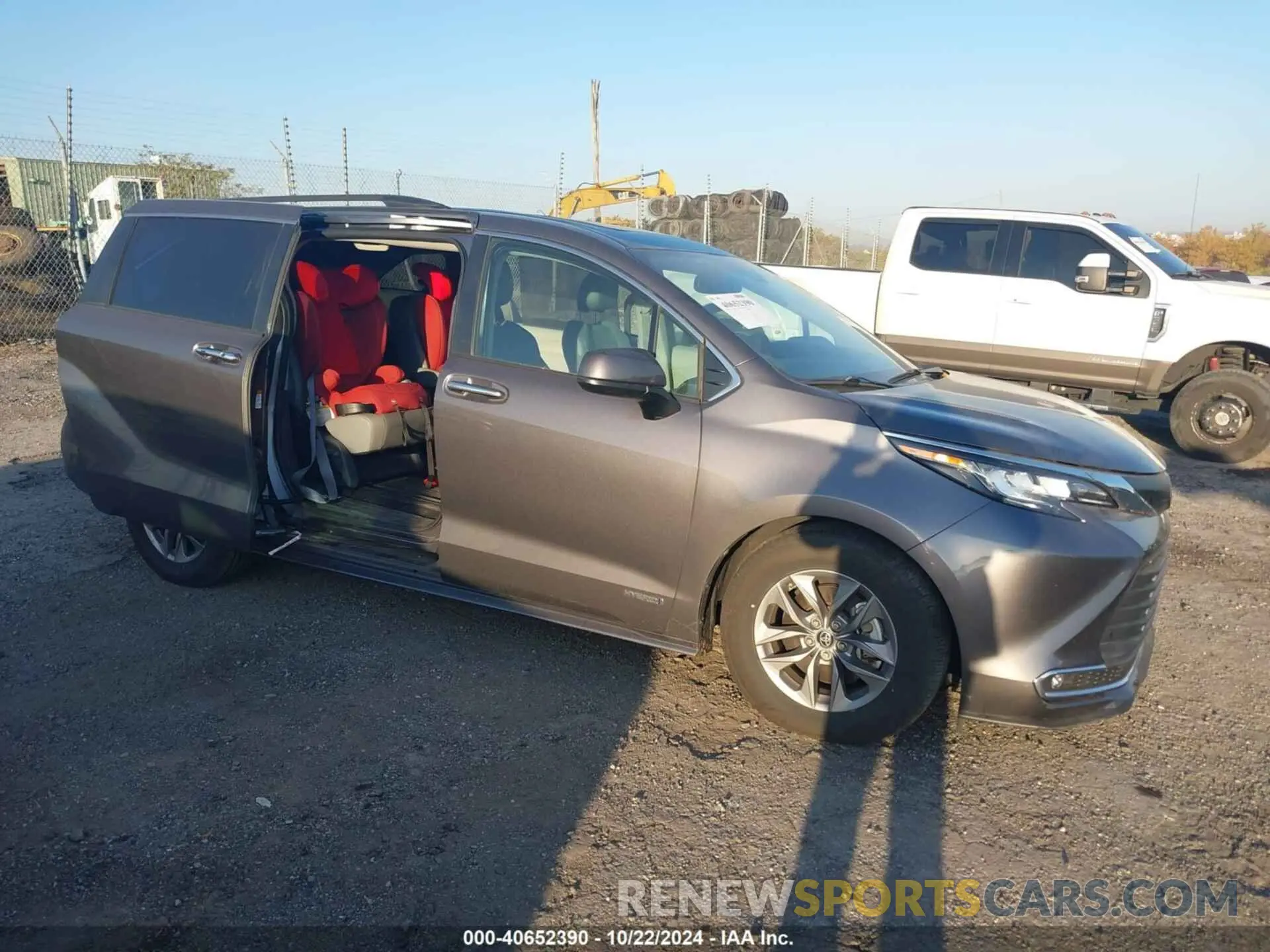 1 fotografías del automóvil dañado 5TDYSKFC4MS018594 TOYOTA SIENNA 2021