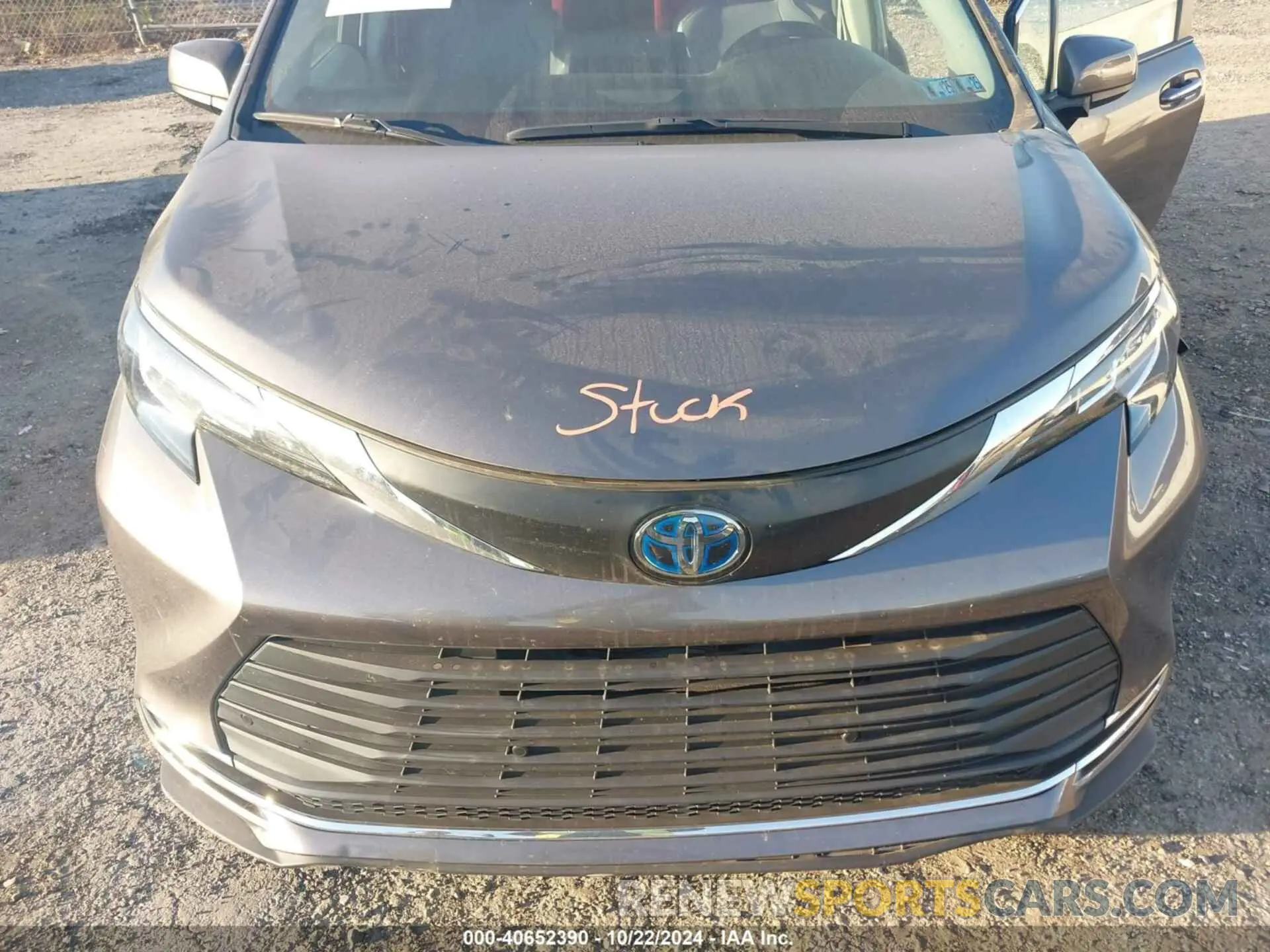 10 fotografías del automóvil dañado 5TDYSKFC4MS018594 TOYOTA SIENNA 2021