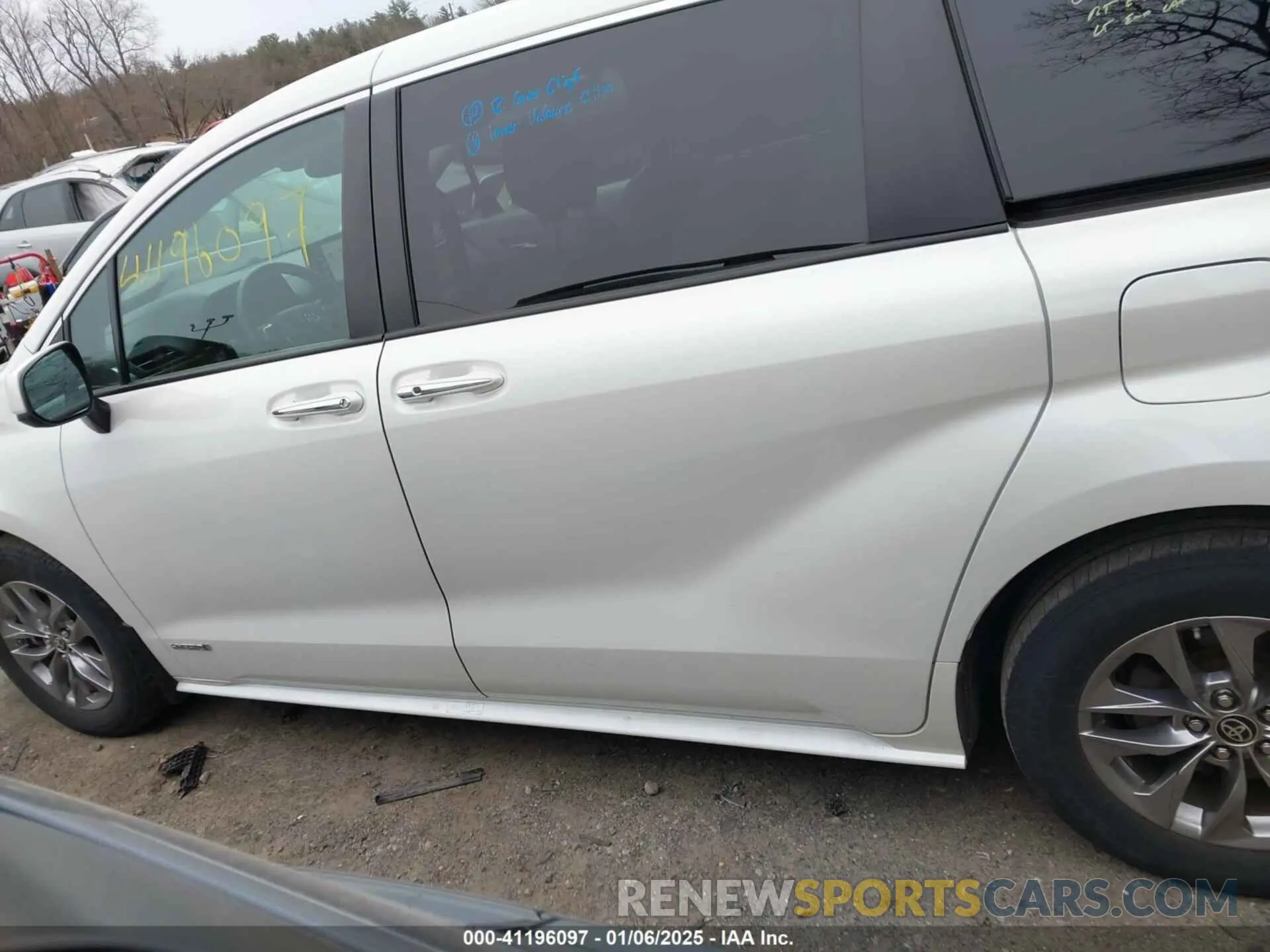 15 fotografías del automóvil dañado 5TDYSKFC5MS007183 TOYOTA SIENNA 2021