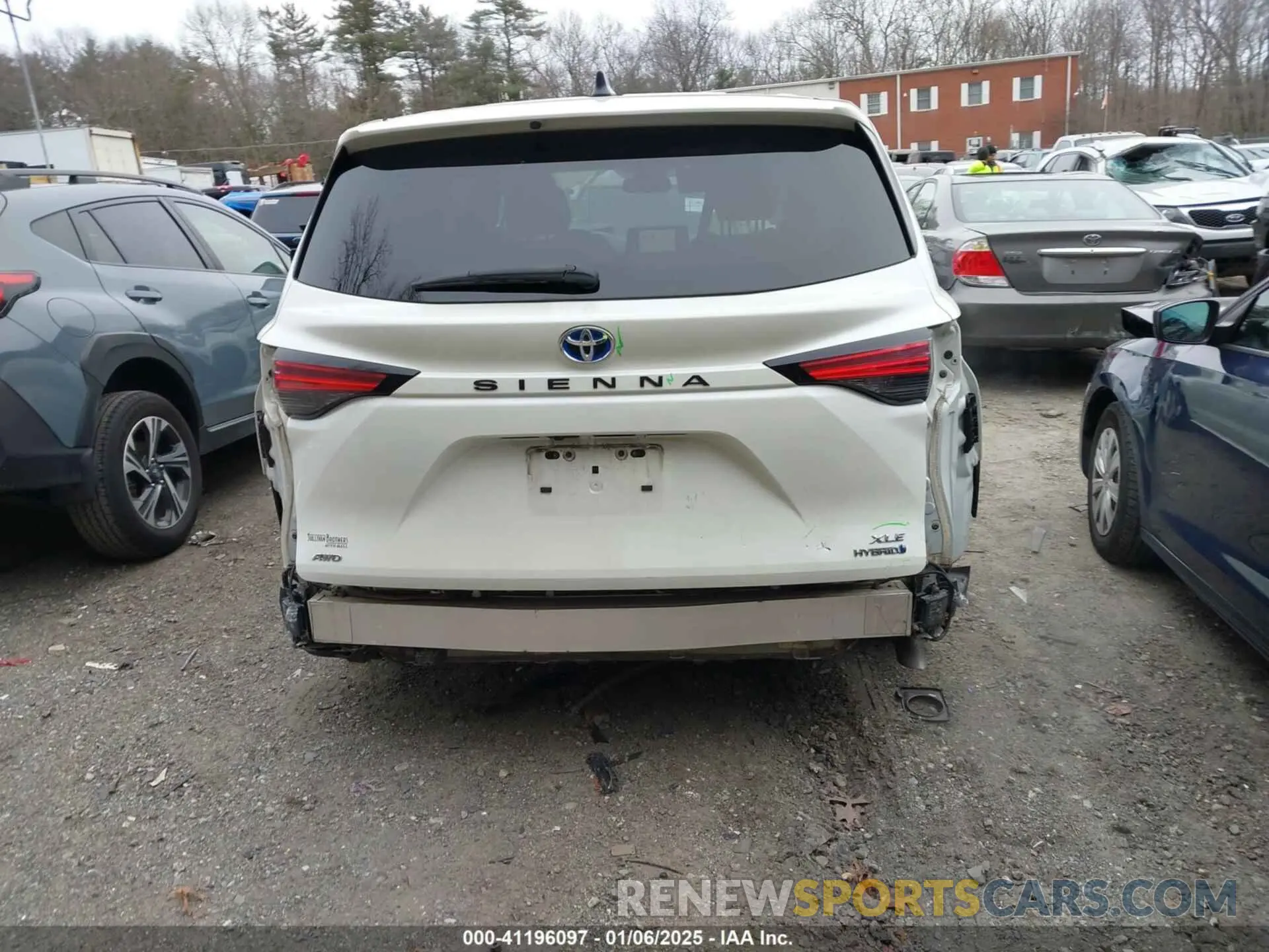 17 fotografías del automóvil dañado 5TDYSKFC5MS007183 TOYOTA SIENNA 2021