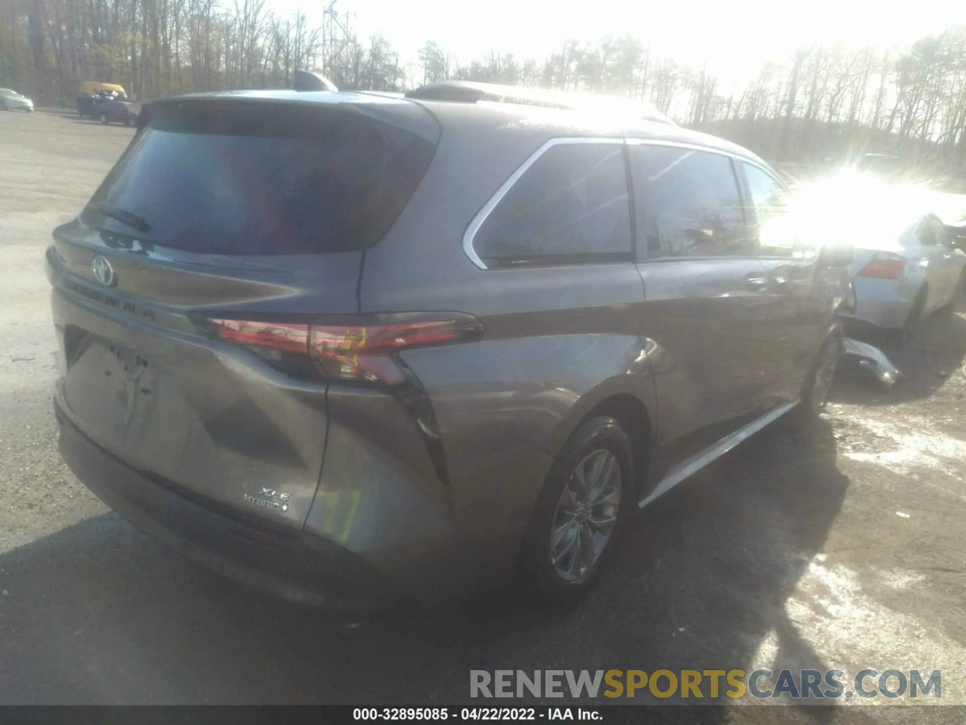 4 fotografías del automóvil dañado 5TDYSKFC8MS029016 TOYOTA SIENNA 2021