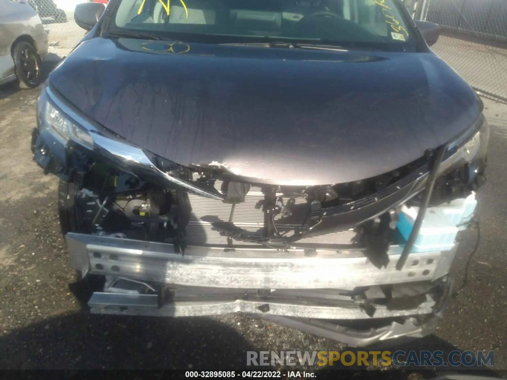 6 fotografías del automóvil dañado 5TDYSKFC8MS029016 TOYOTA SIENNA 2021