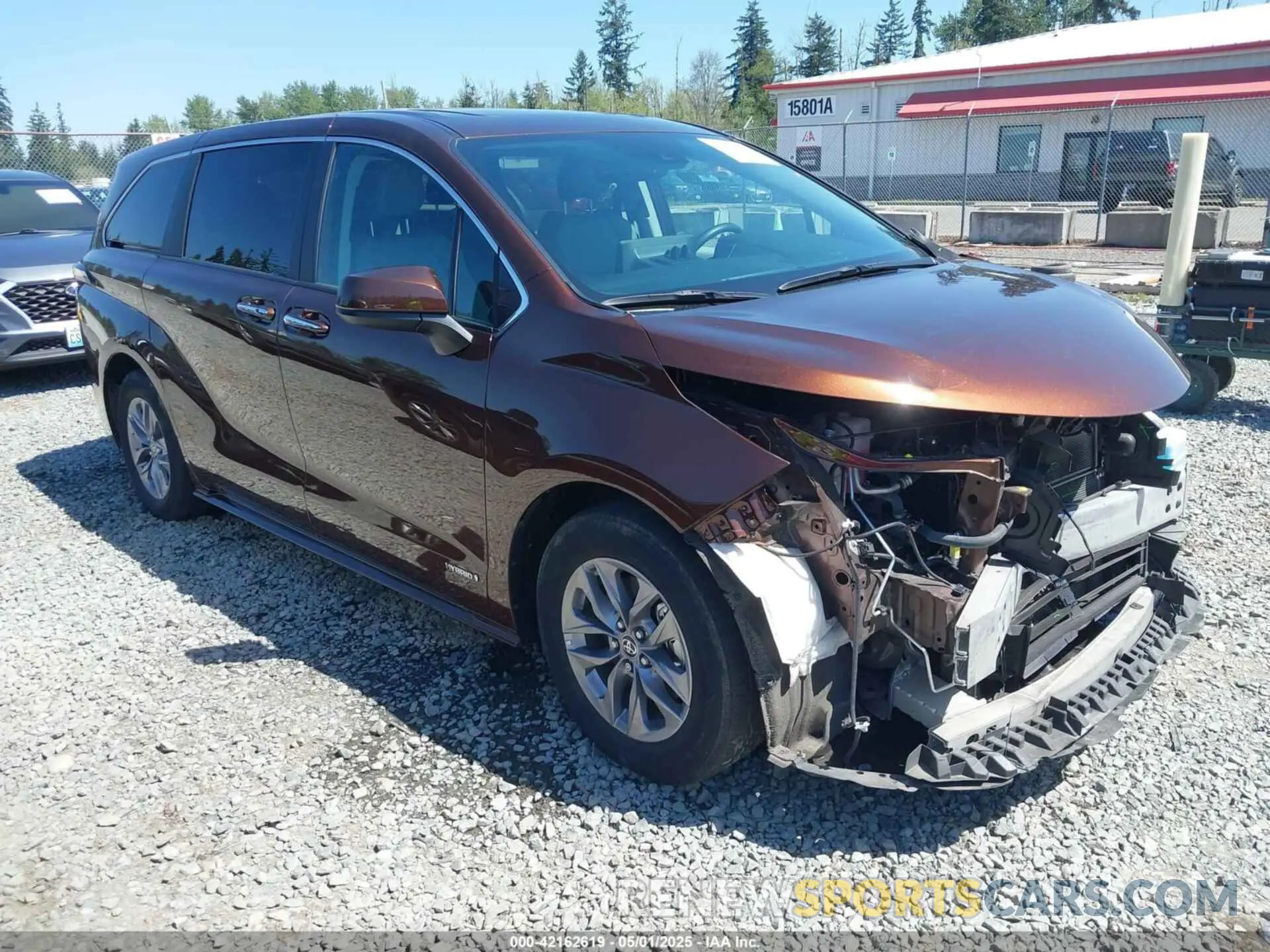 1 fotografías del automóvil dañado 5TDYSKFC9MS002567 TOYOTA SIENNA 2021