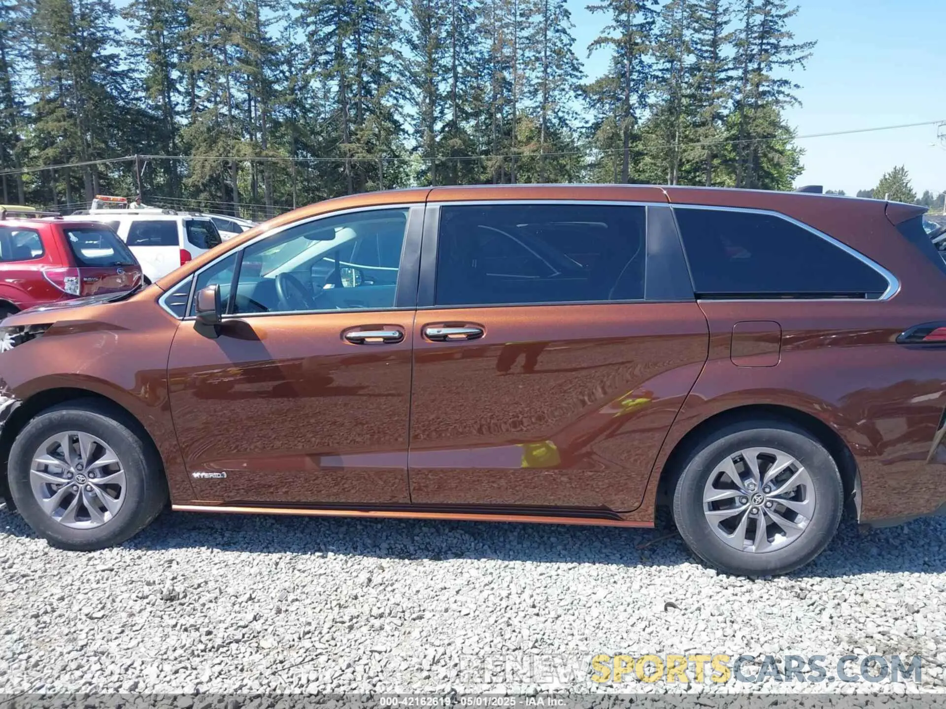 15 fotografías del automóvil dañado 5TDYSKFC9MS002567 TOYOTA SIENNA 2021