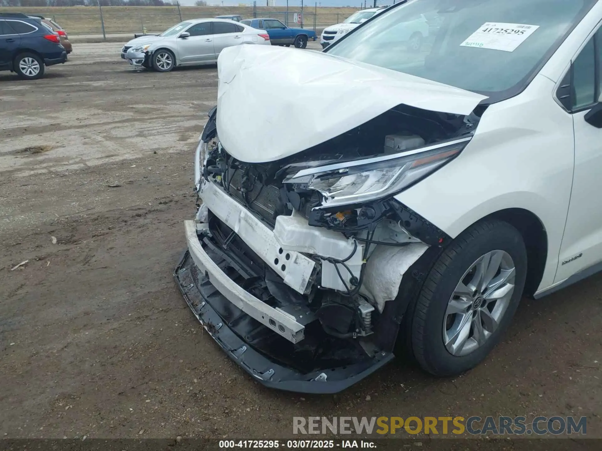 6 fotografías del automóvil dañado 5TDZRKEC4MS009752 TOYOTA SIENNA 2021